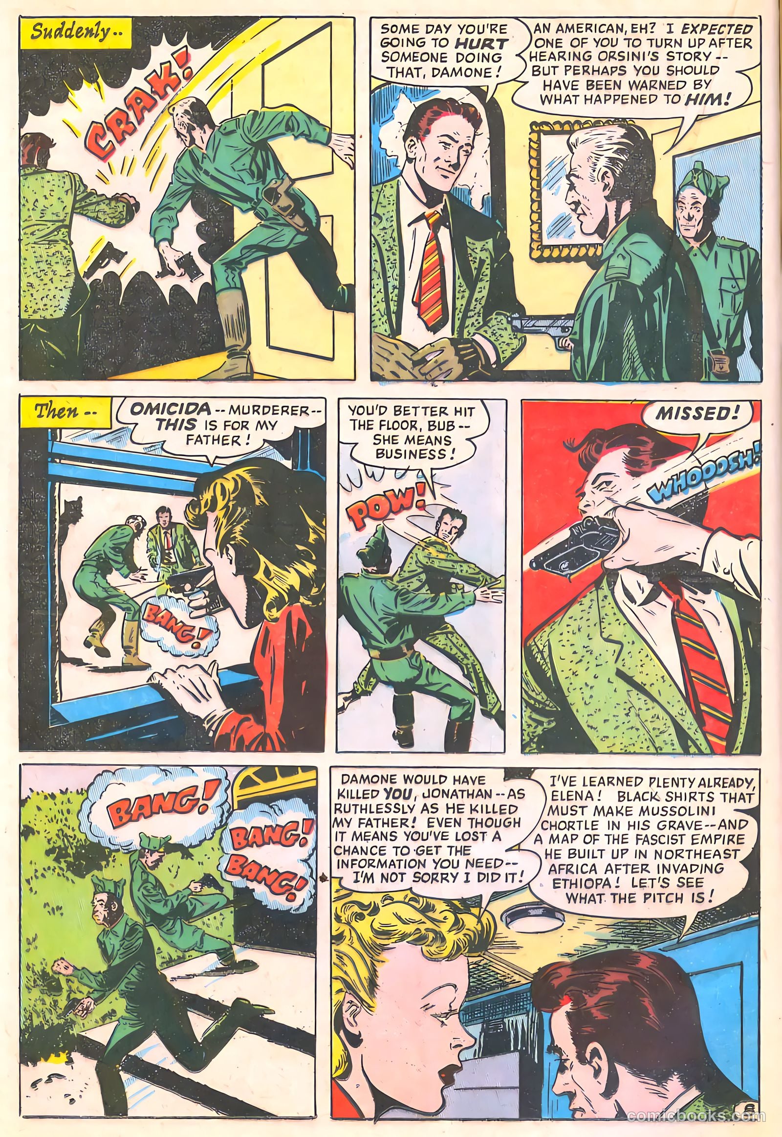 Spy-Hunters #9 (1950) — page 22 of 52