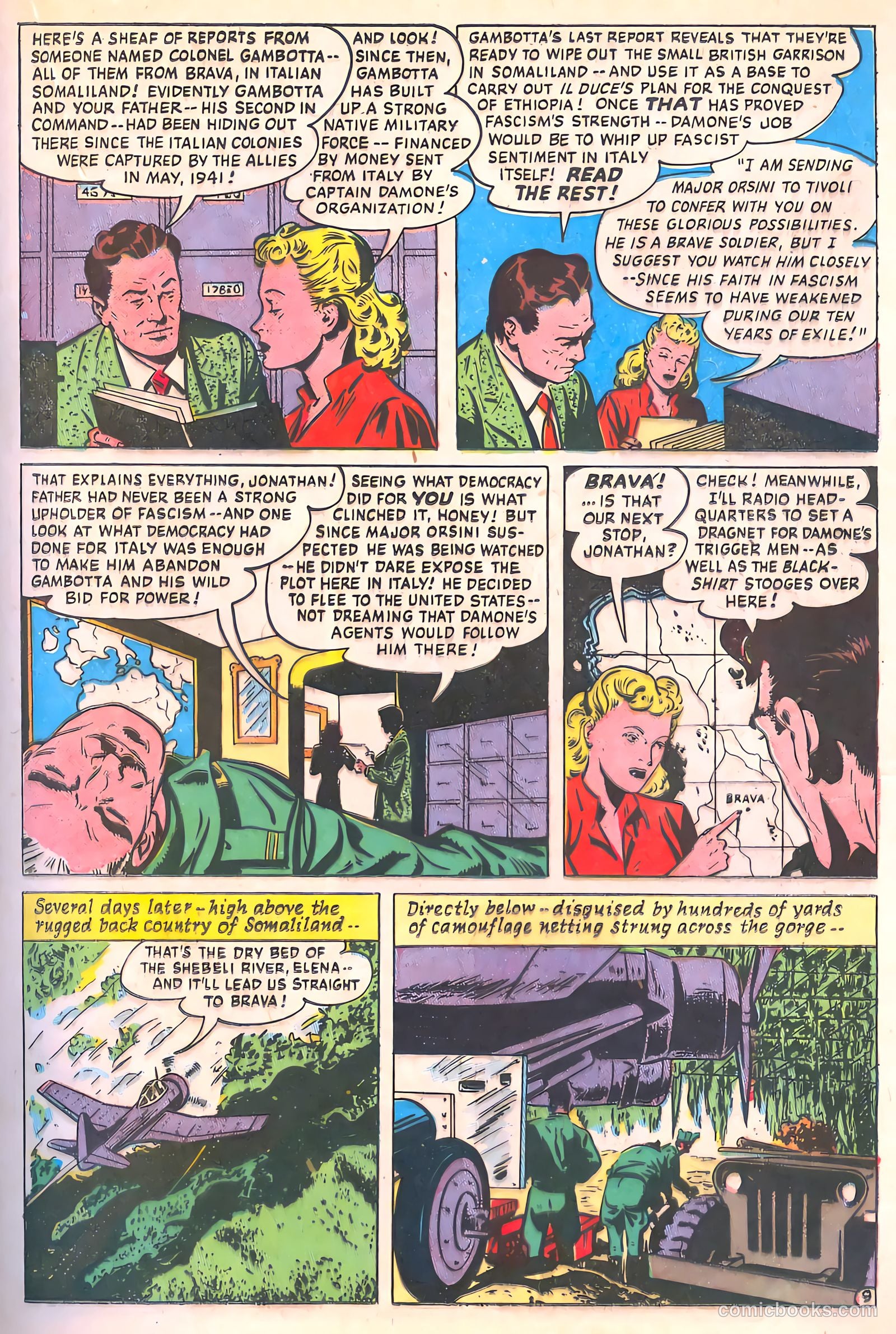 Spy-Hunters #9 (1950) — page 23 of 52