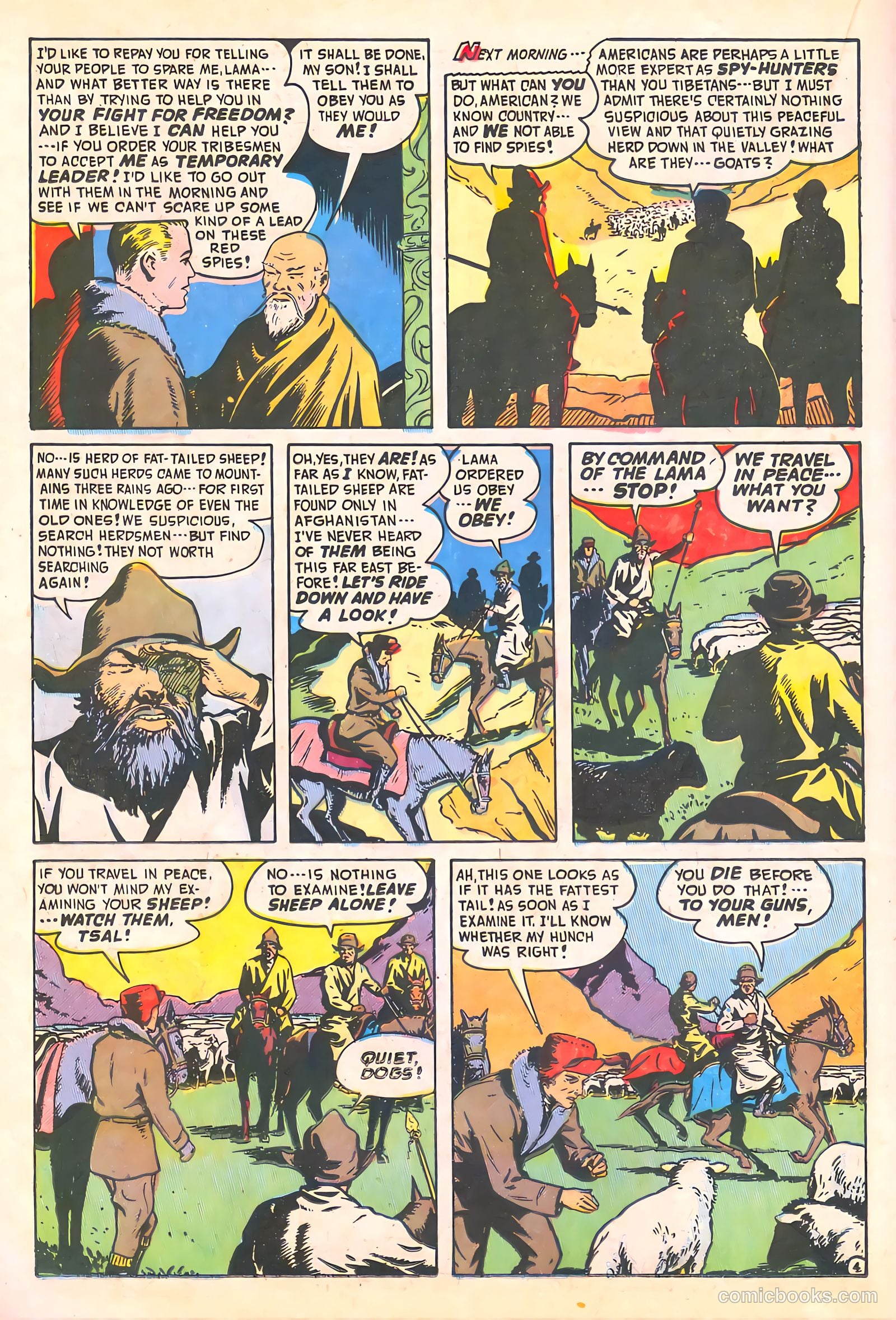 Spy-Hunters #9 (1950) — page 32 of 52