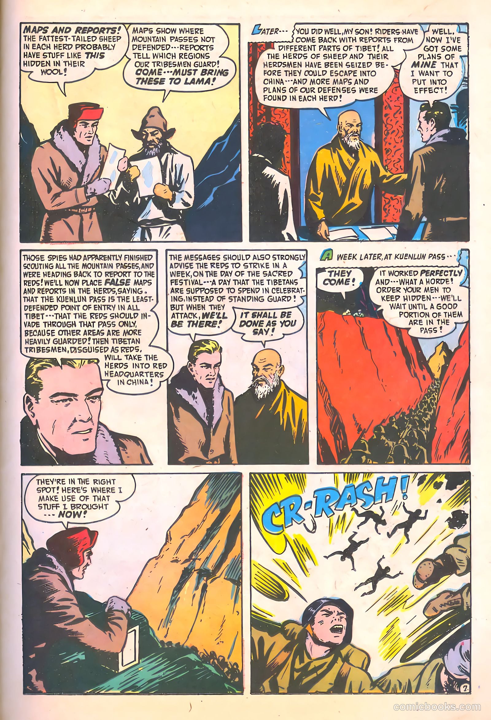 Spy-Hunters #9 (1950) — page 35 of 52
