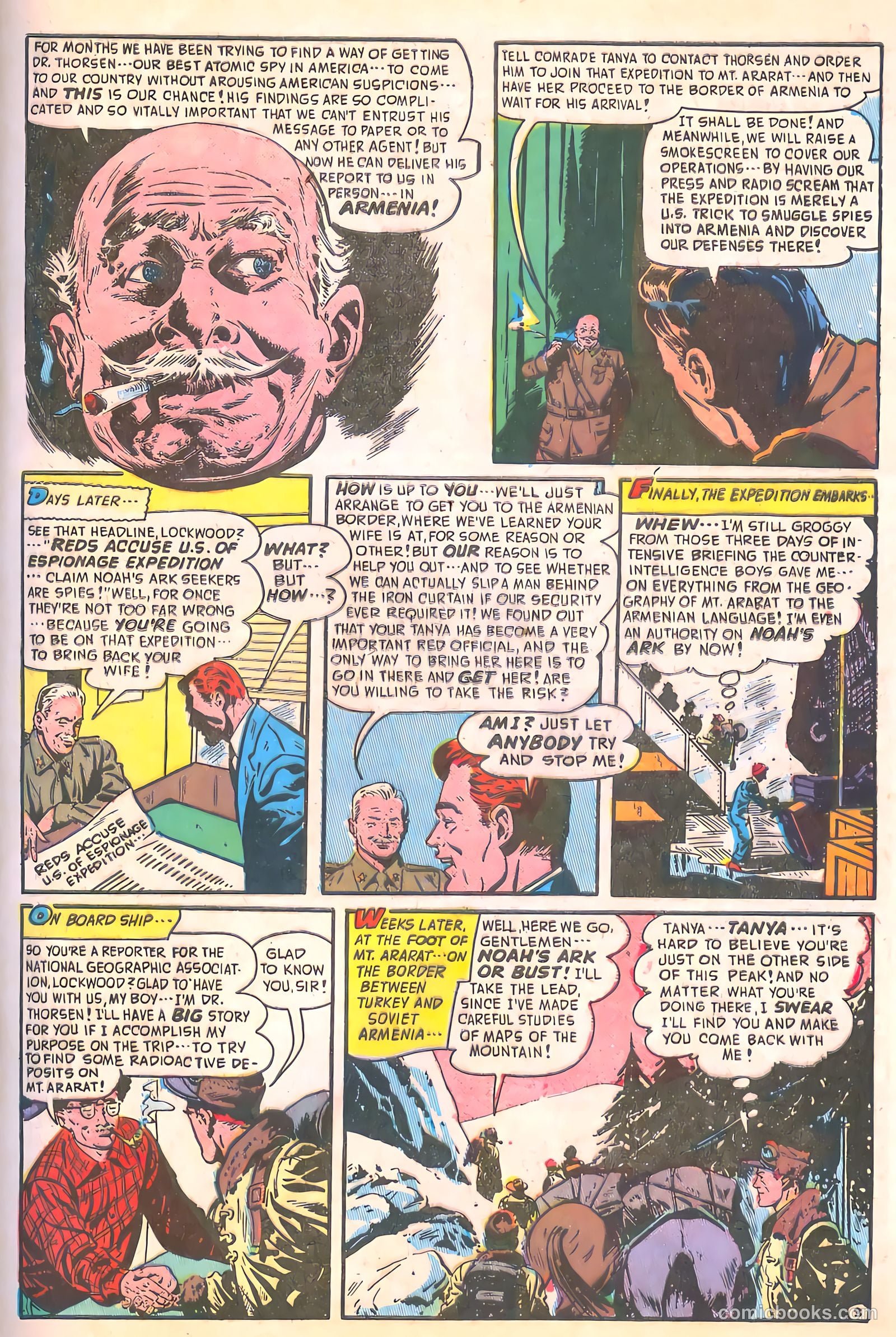 Spy-Hunters #9 (1950) — page 41 of 52
