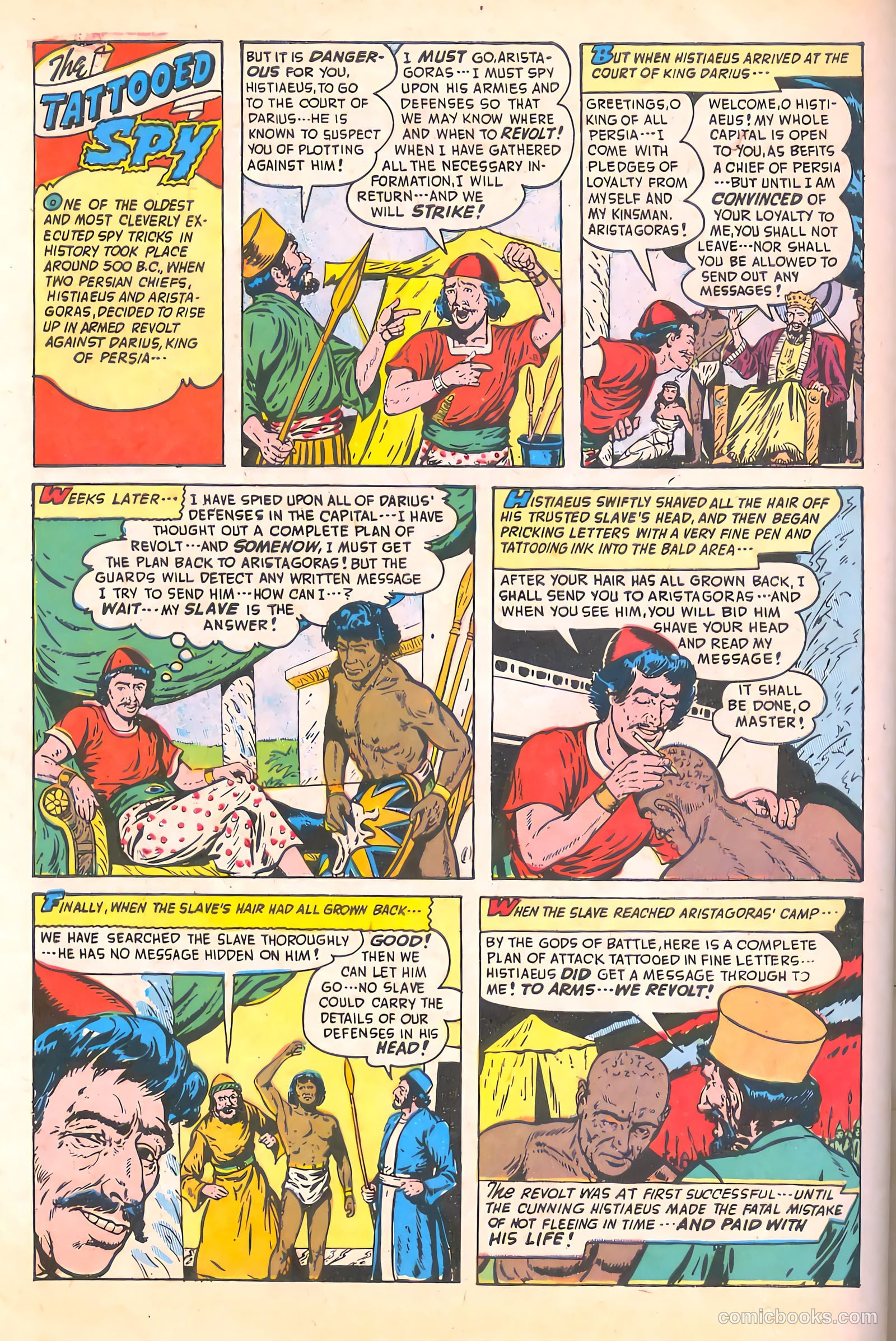 Spy-Hunters #9 (1950) — page 48 of 52