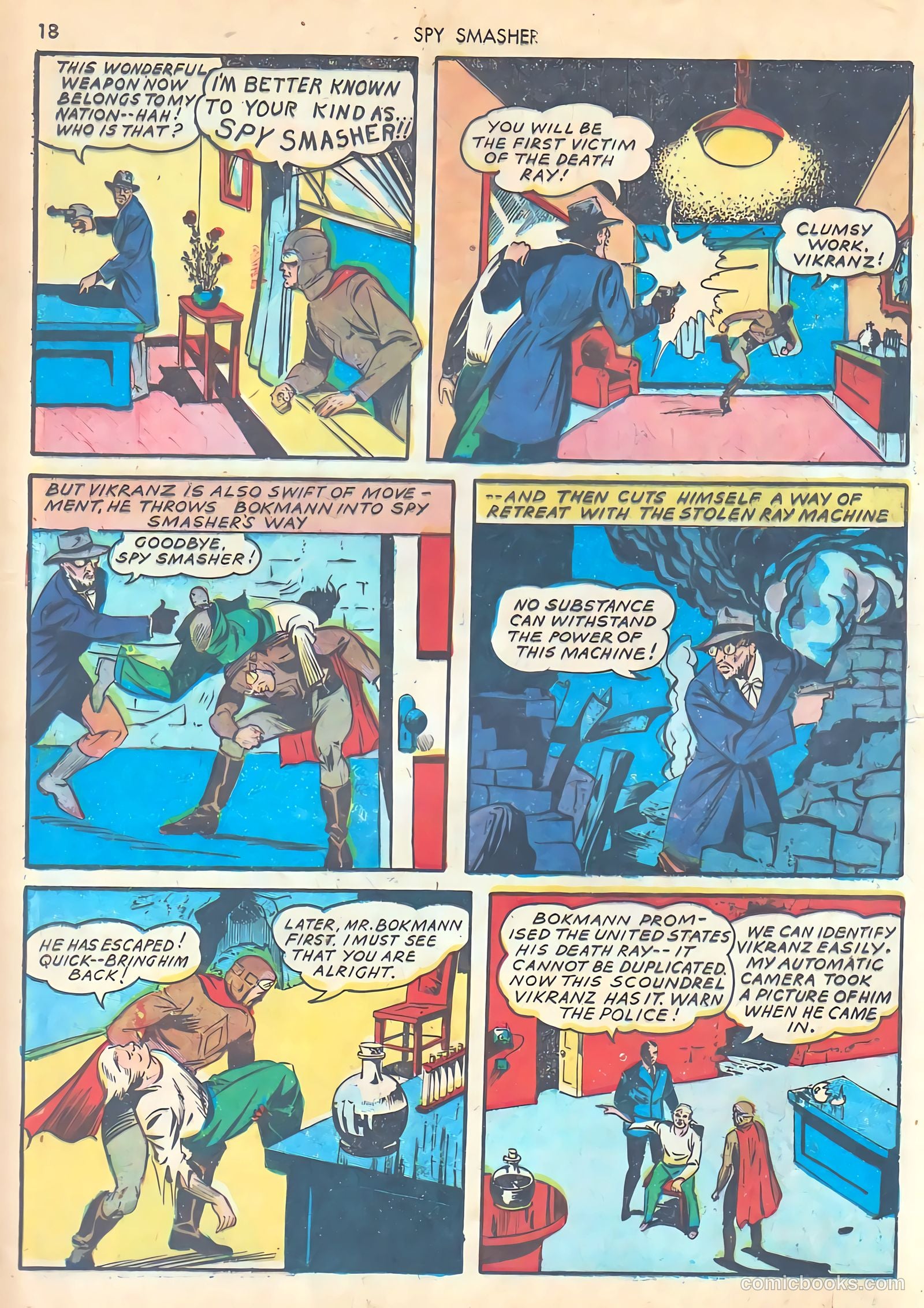 Spy Smasher #1 (1941) — page 20 of 68