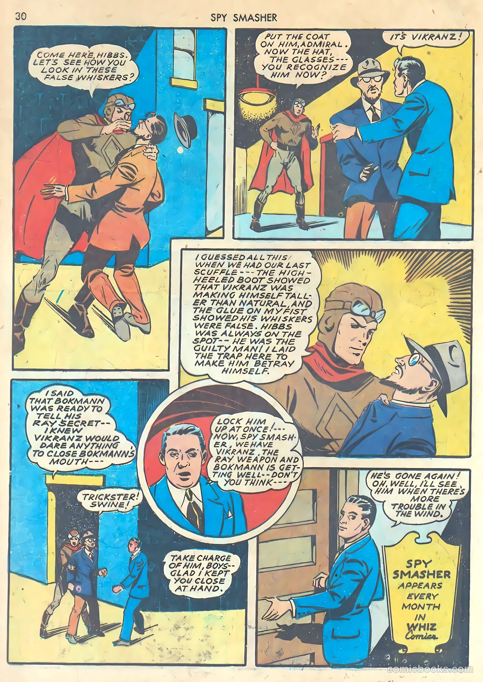 Spy Smasher #1 (1941) — page 32 of 68