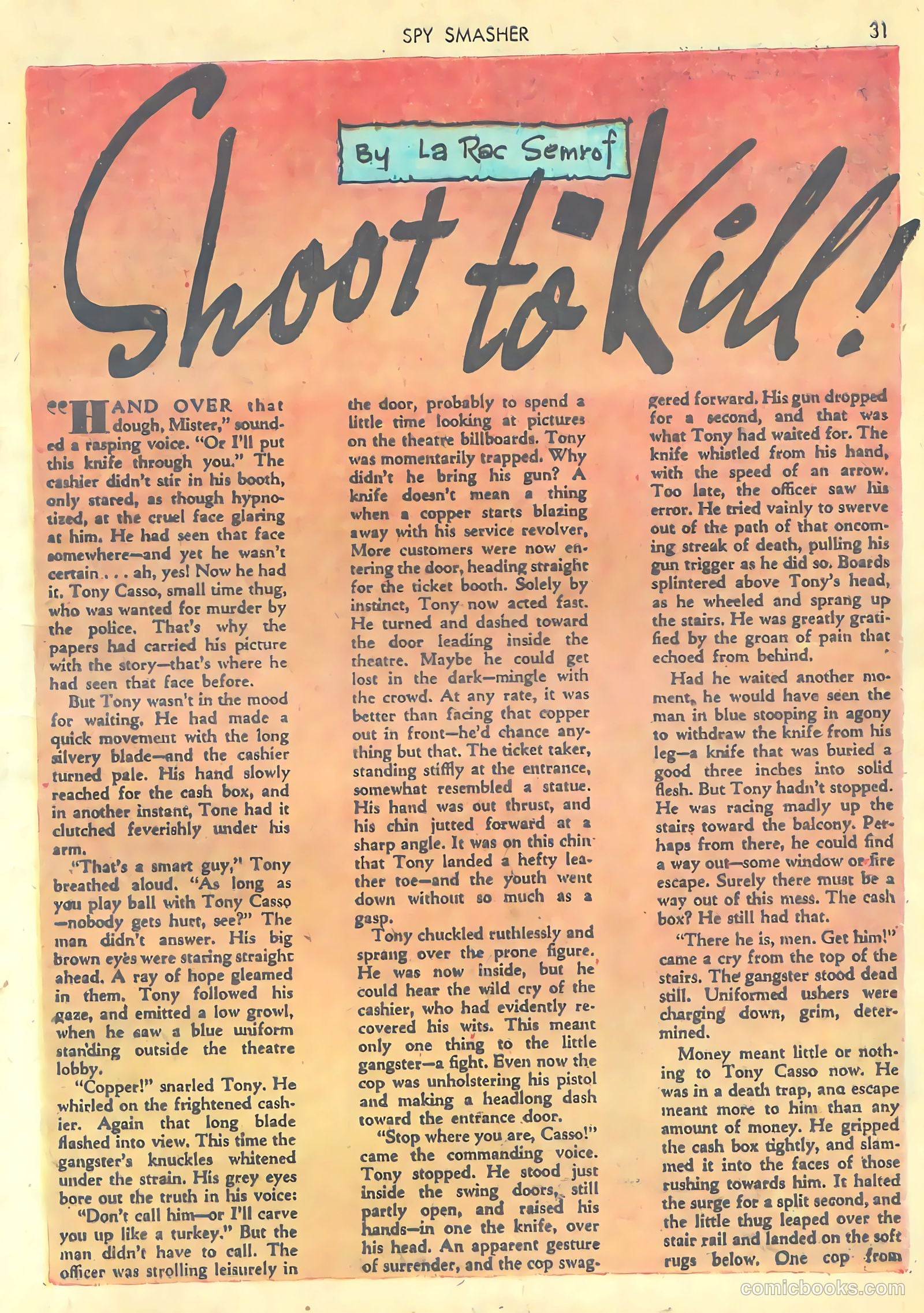 Spy Smasher #1 (1941) — page 33 of 68