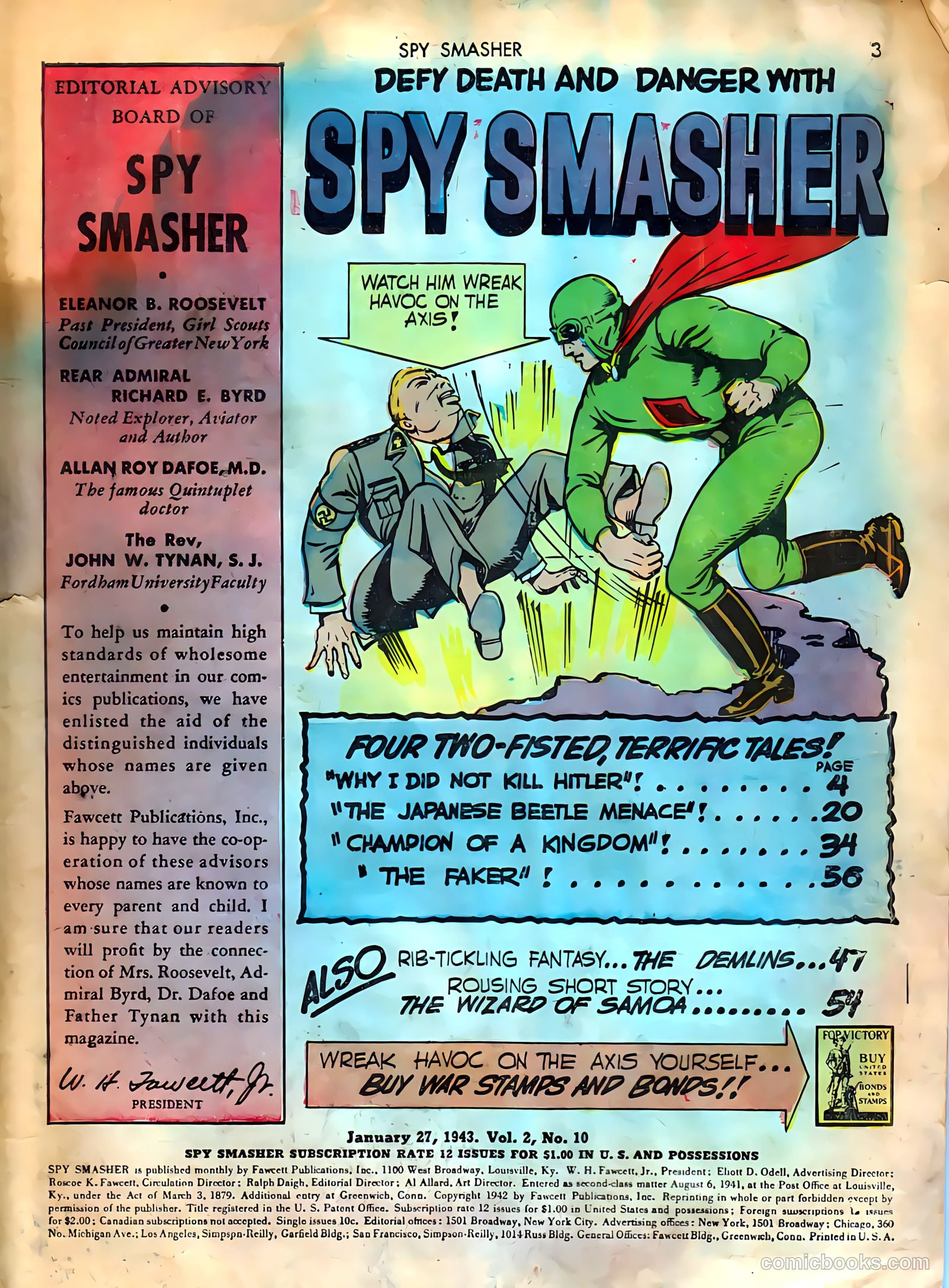 Spy Smasher #10 (1943) — page 3 of 69