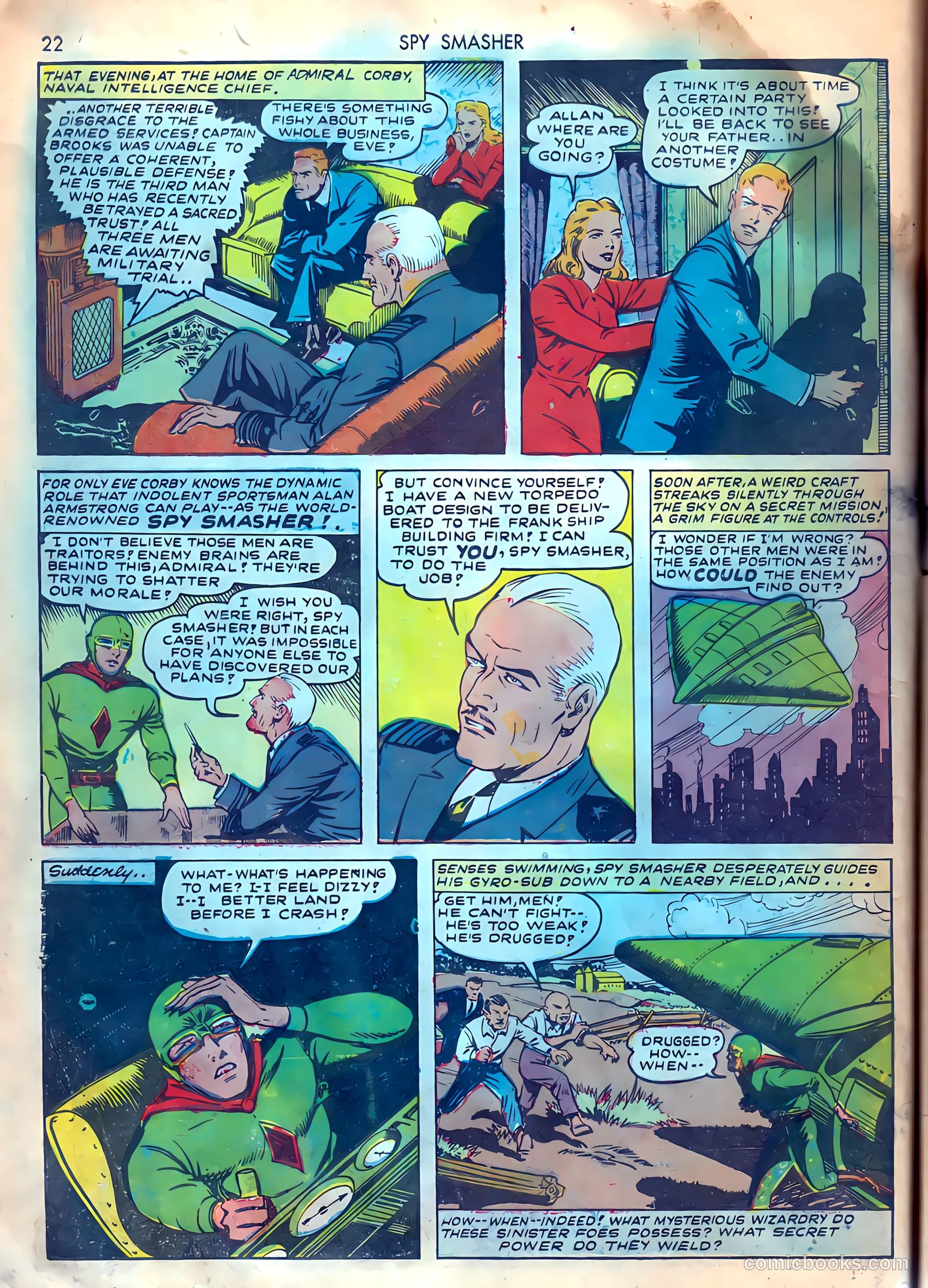 Spy Smasher #10 (1943) — page 23 of 69