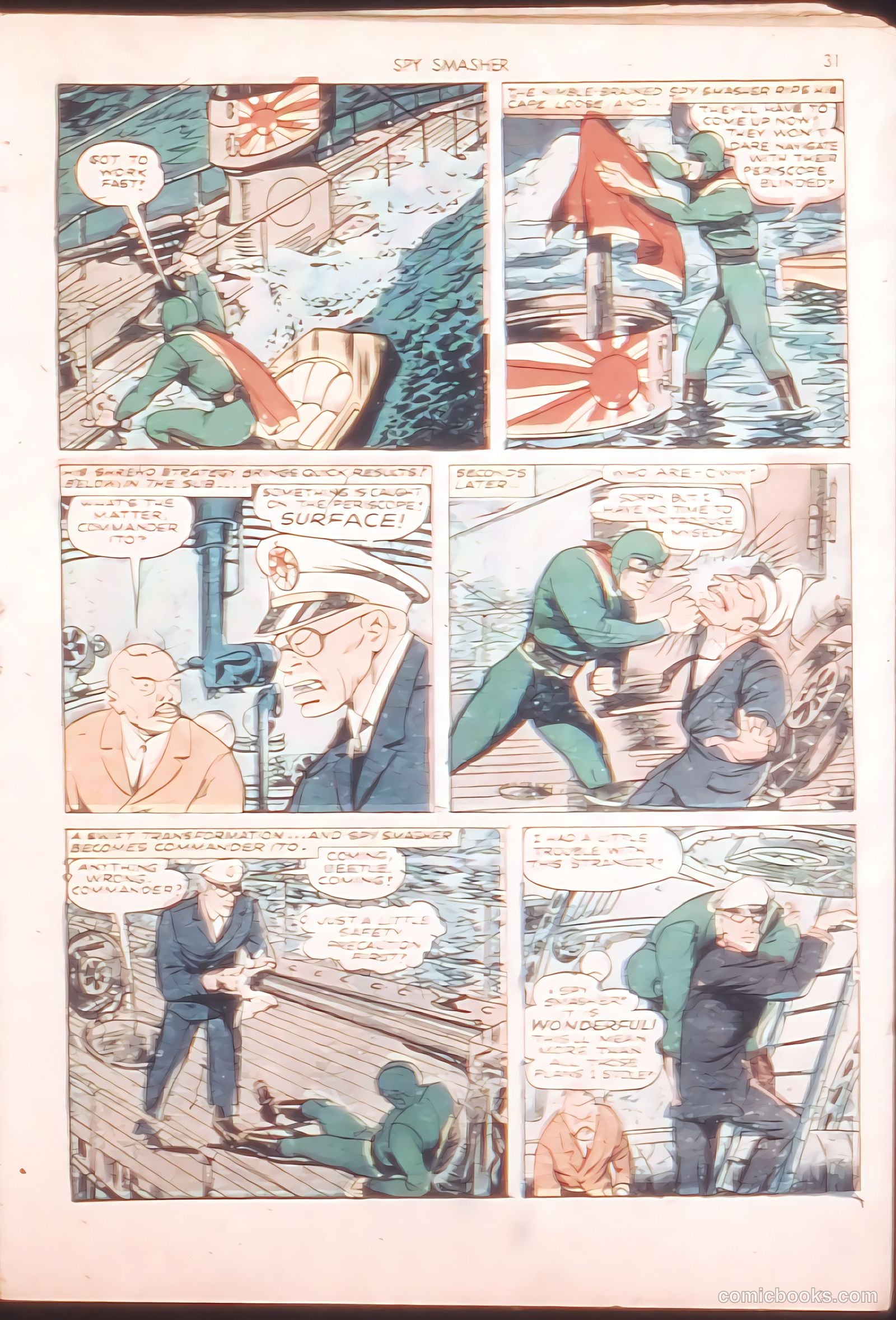 Spy Smasher #10 (1943) — page 32 of 69
