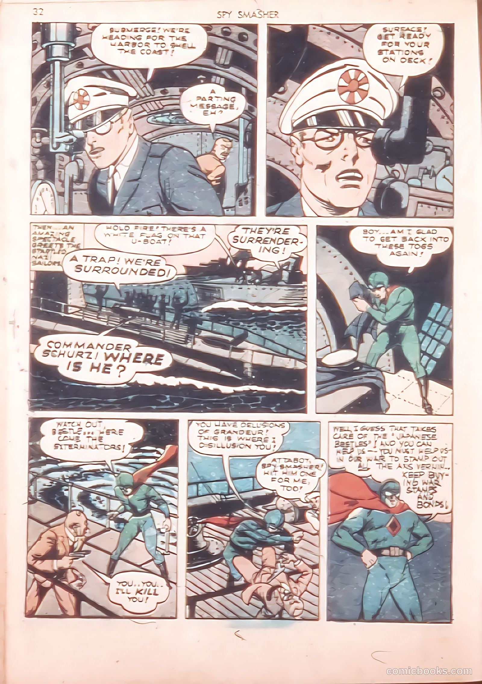 Spy Smasher #10 (1943) — page 33 of 69