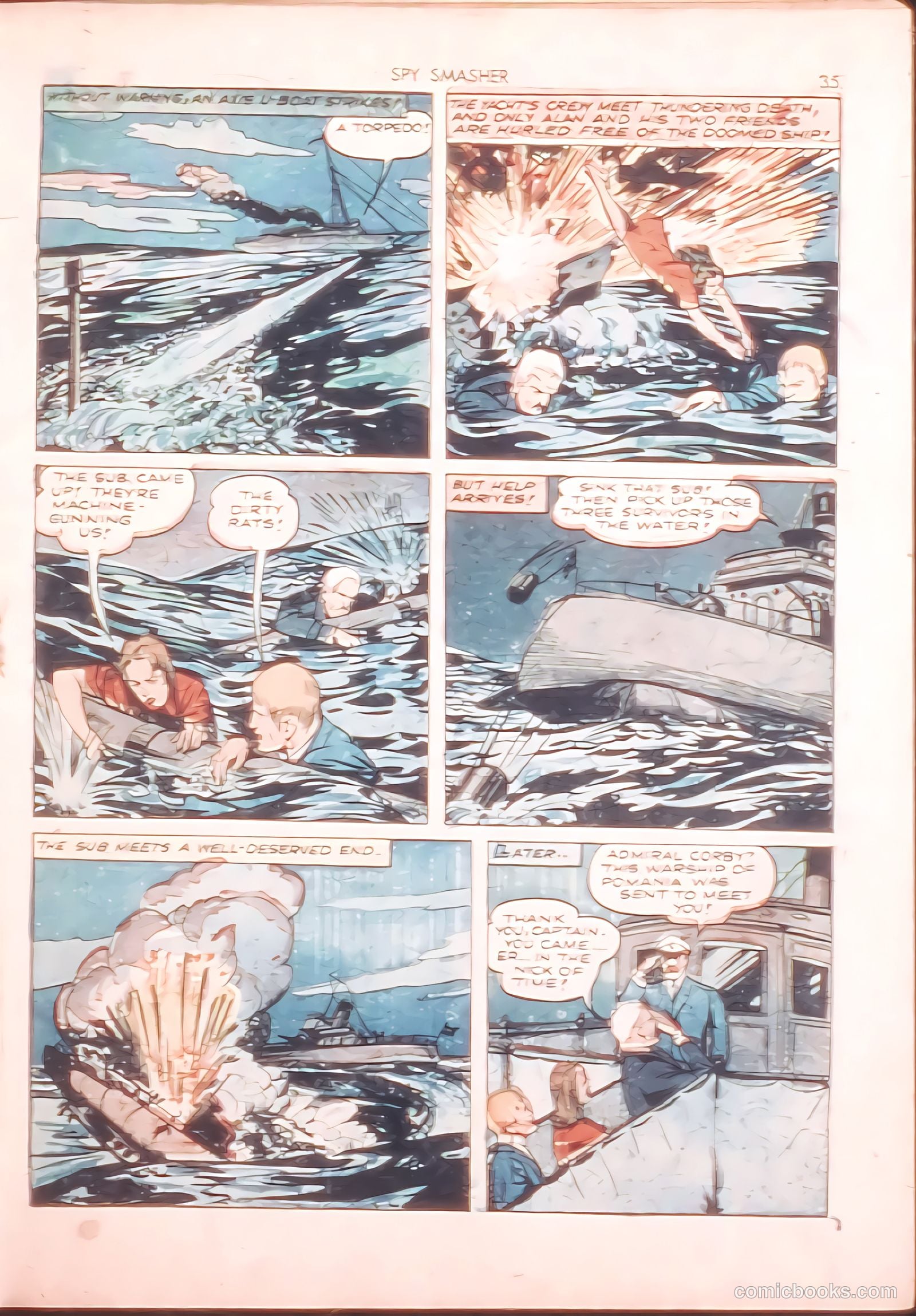 Spy Smasher #10 (1943) — page 36 of 69
