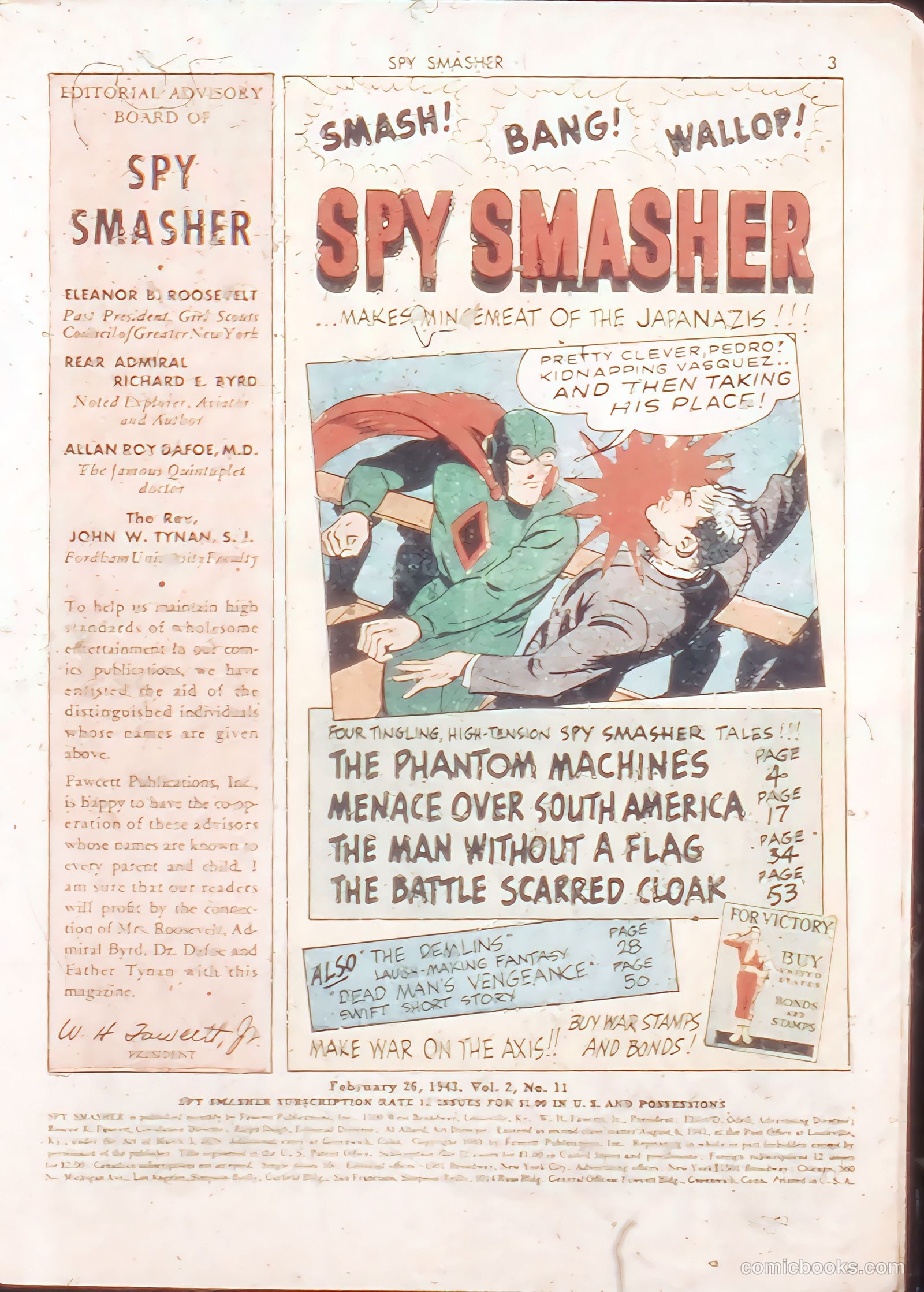Spy Smasher #11 (1943) — page 3 of 67