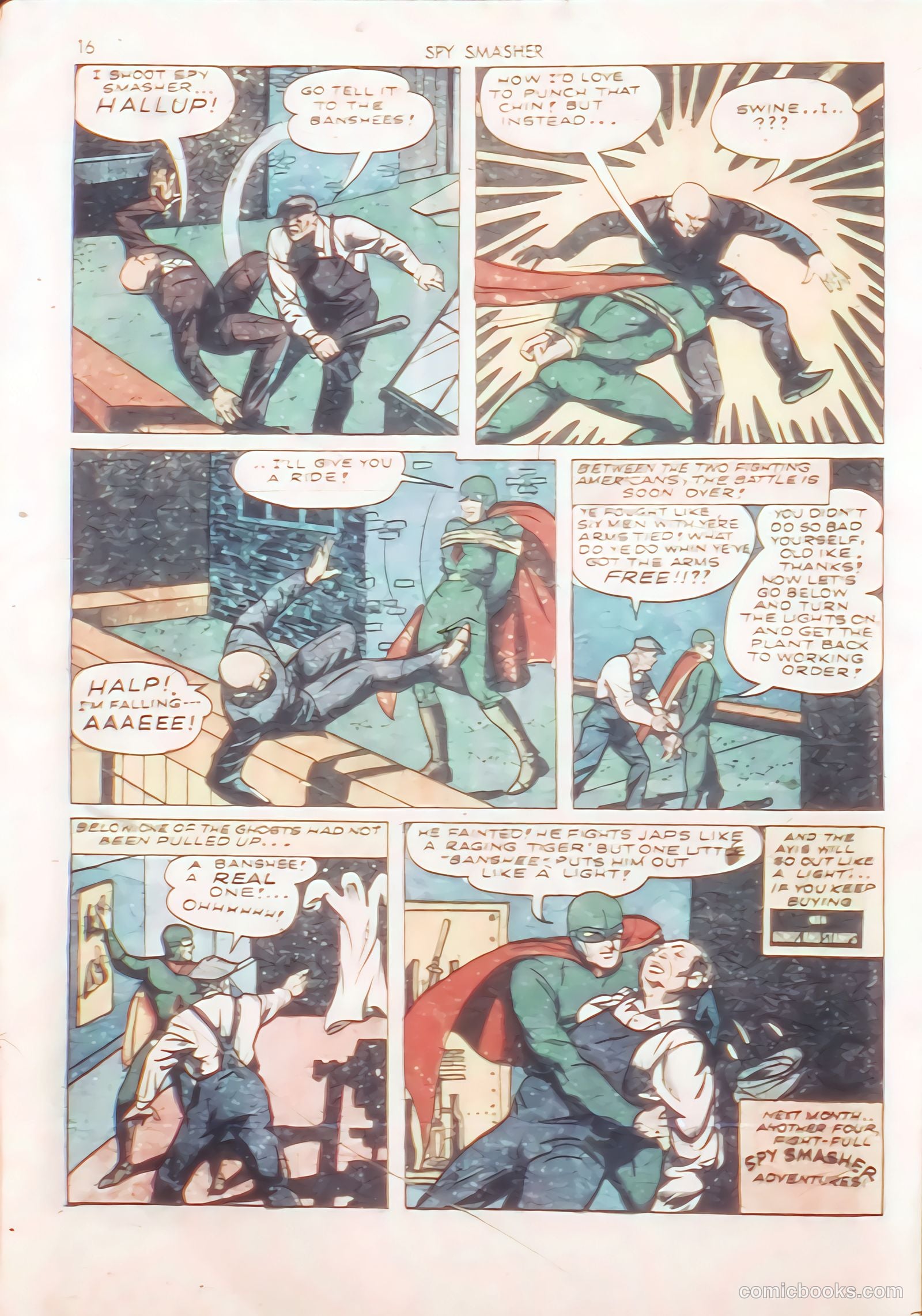 Spy Smasher #11 (1943) — page 16 of 67