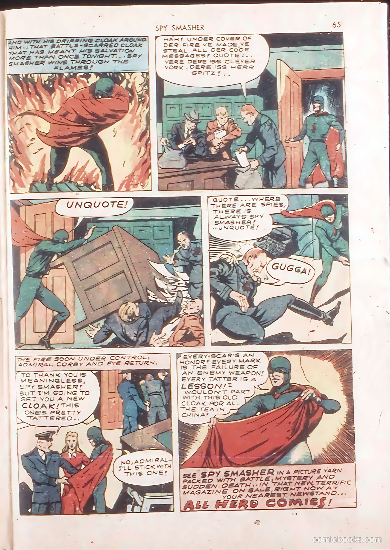 Spy Smasher #11 (1943) — page 64 of 67