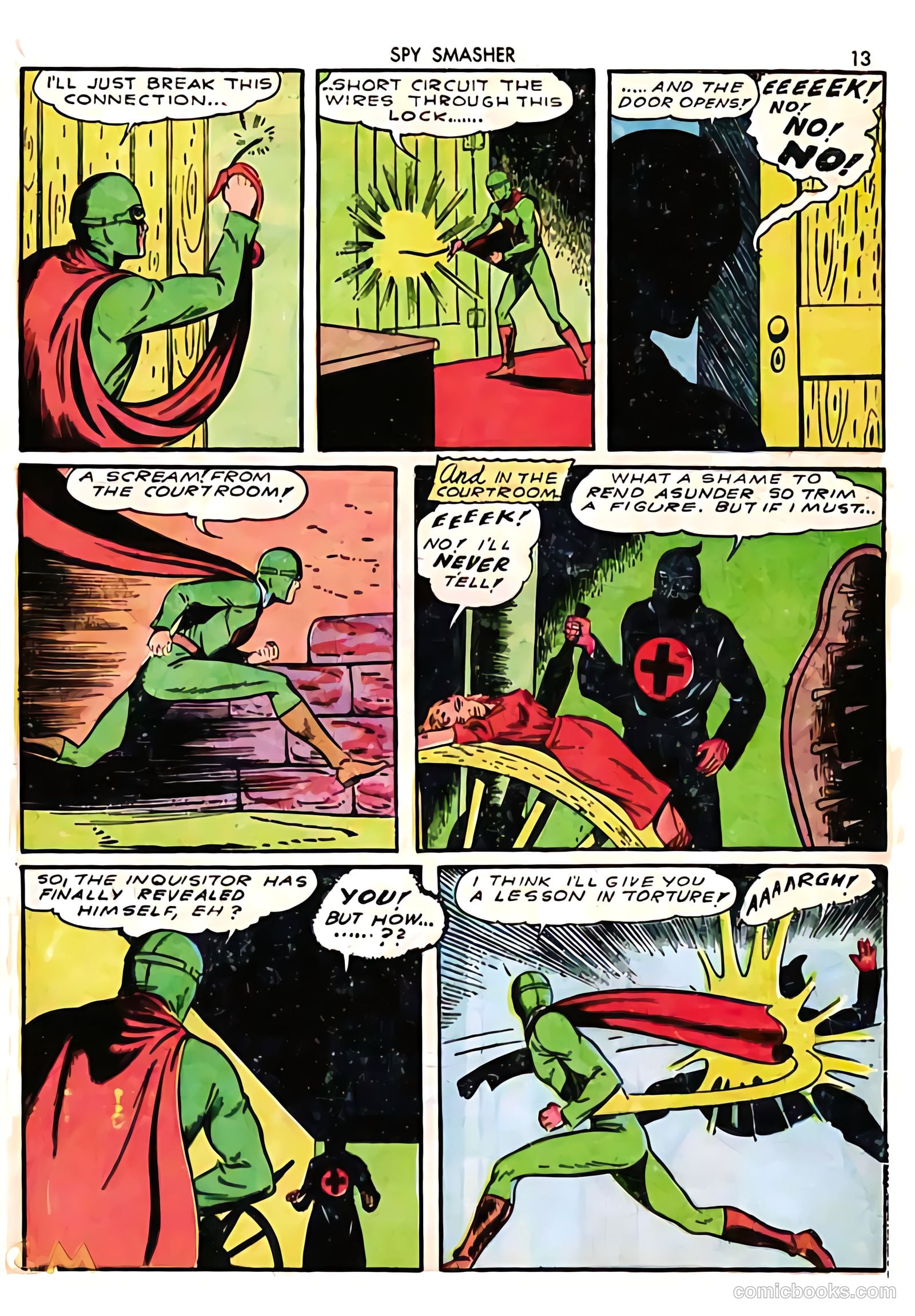 Spy Smasher #3 (1942) — page 13 of 68