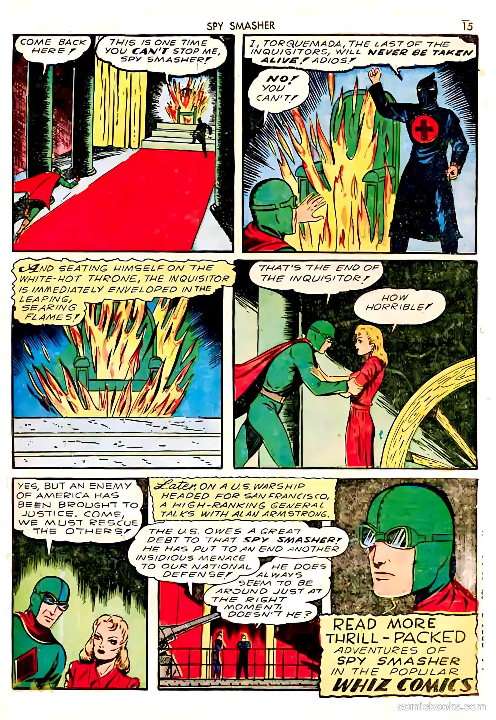 Spy Smasher #3 (1942) — page 15 of 68