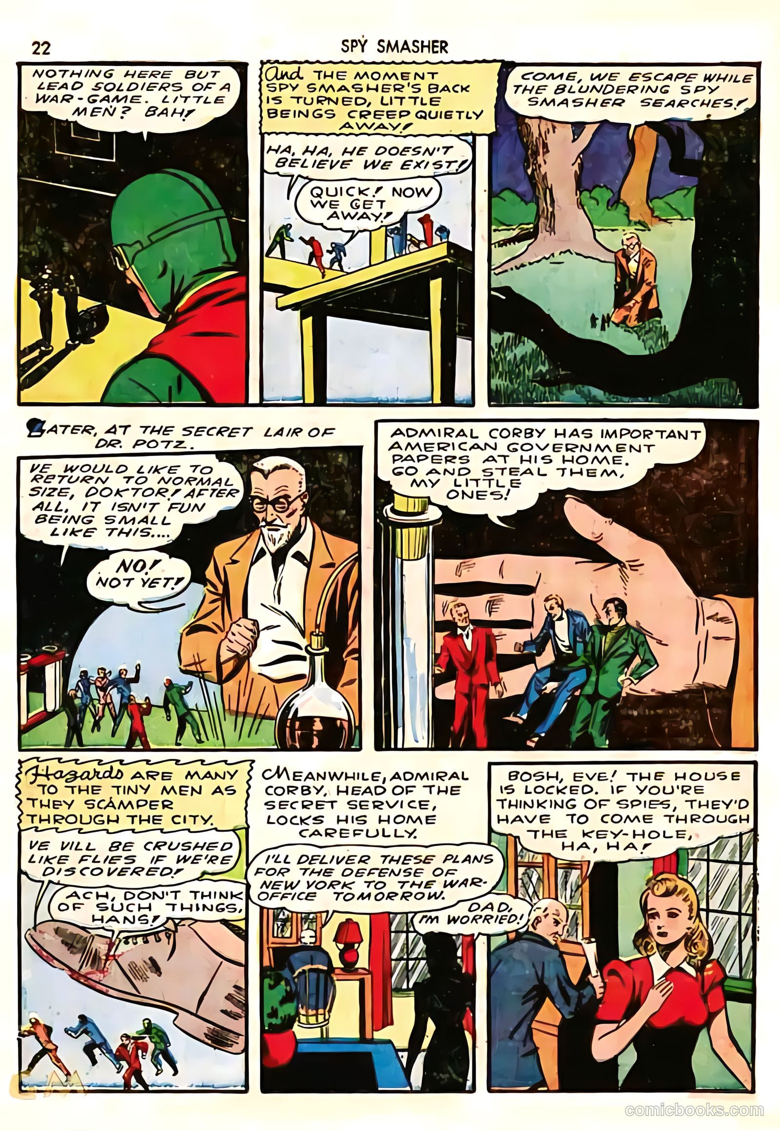 Spy Smasher #3 (1942) — page 22 of 68