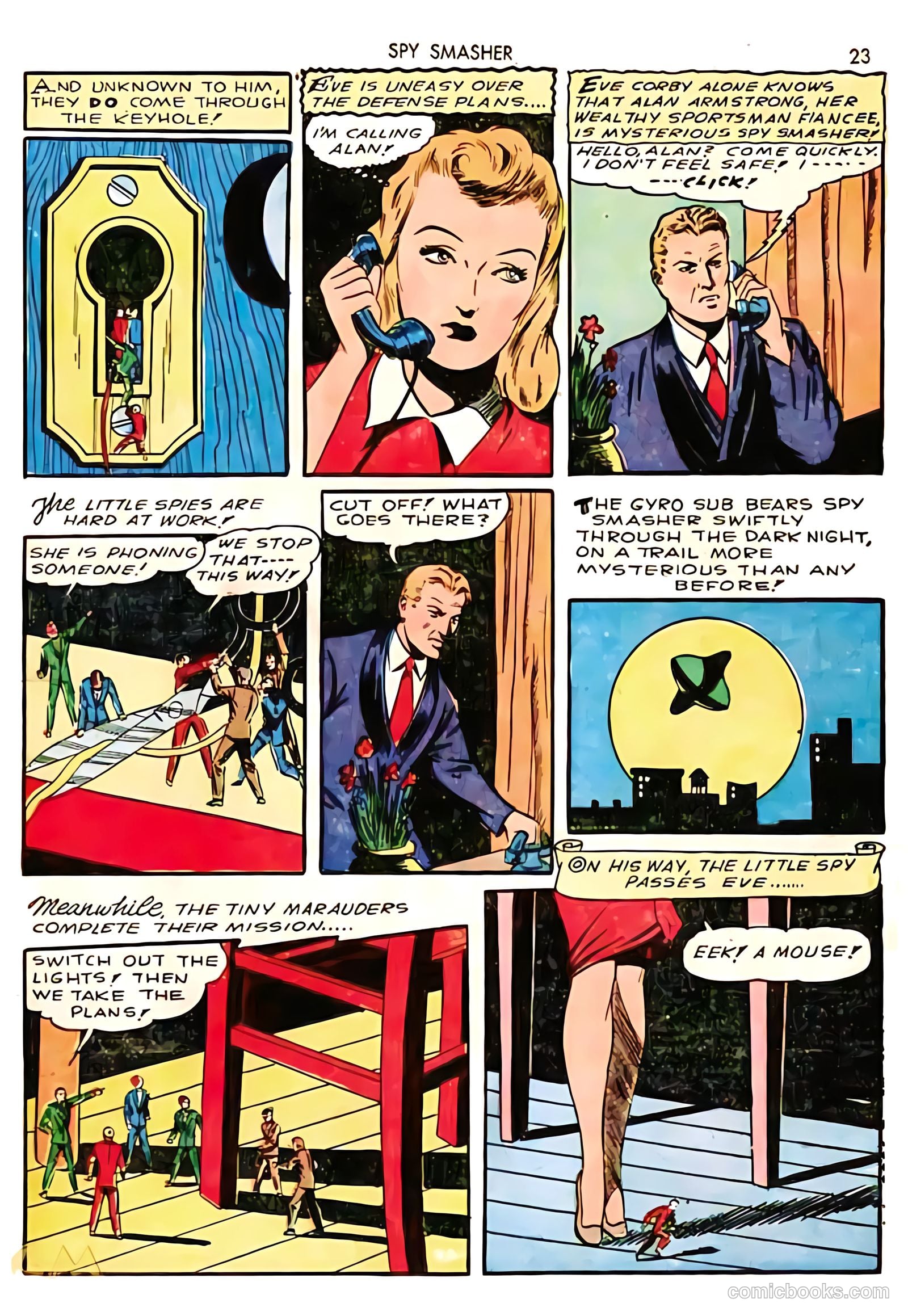 Spy Smasher #3 (1942) — page 23 of 68