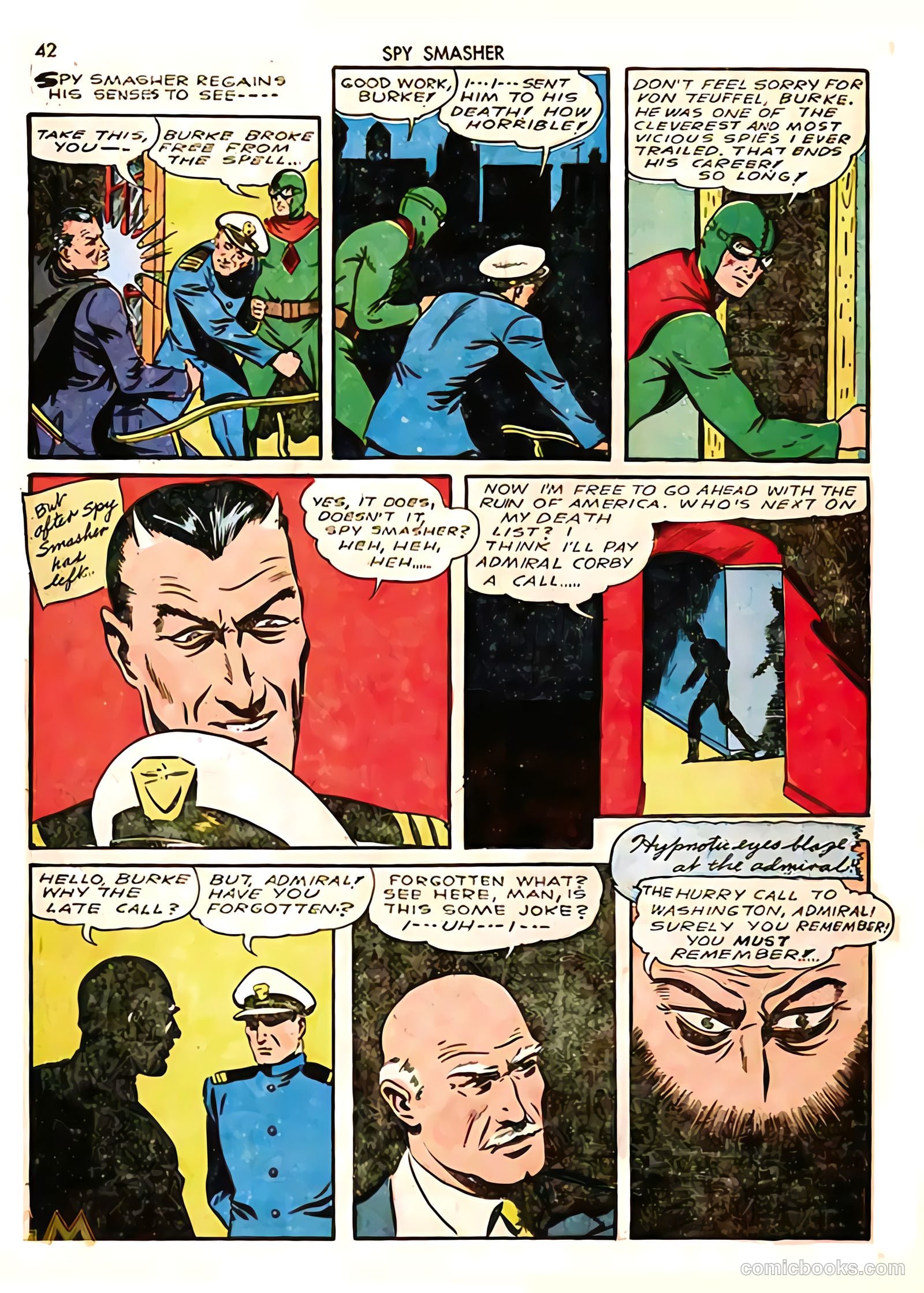 Spy Smasher #3 (1942) — page 42 of 68