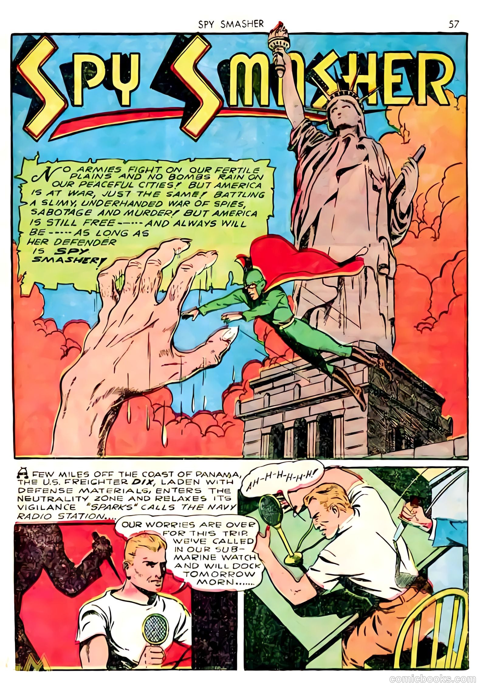 Spy Smasher #3 (1942) — page 57 of 68