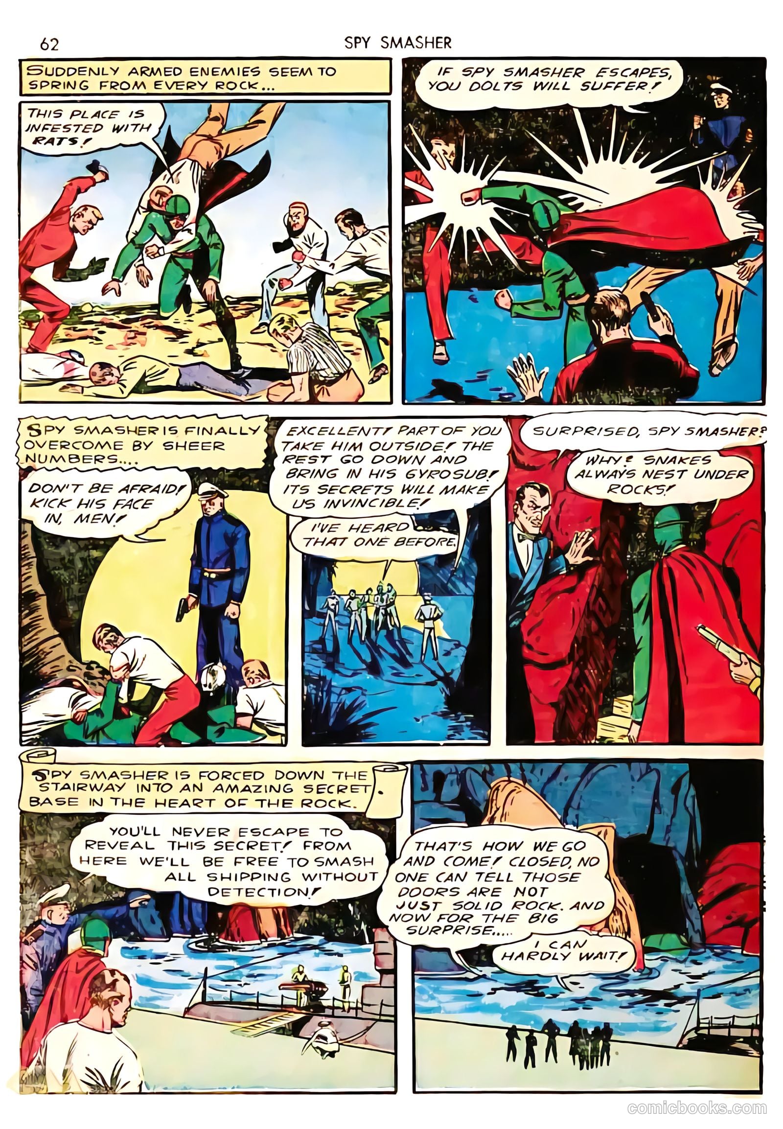 Spy Smasher #3 (1942) — page 62 of 68