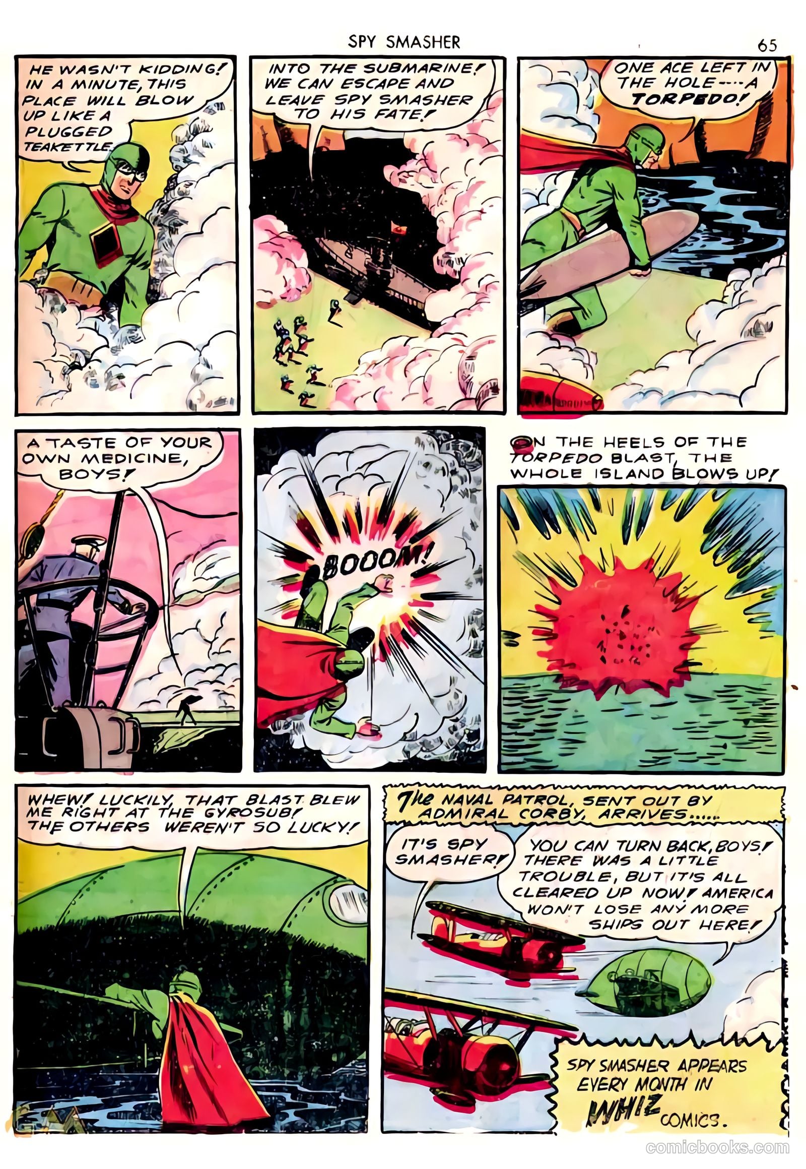 Spy Smasher #3 (1942) — page 65 of 68