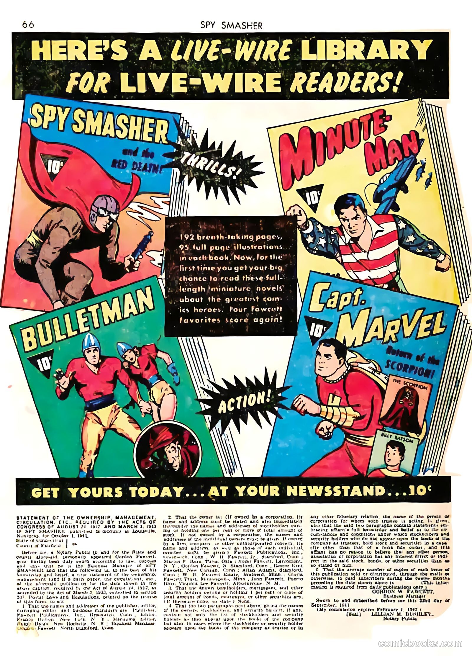 Spy Smasher #3 (1942) — page 66 of 68