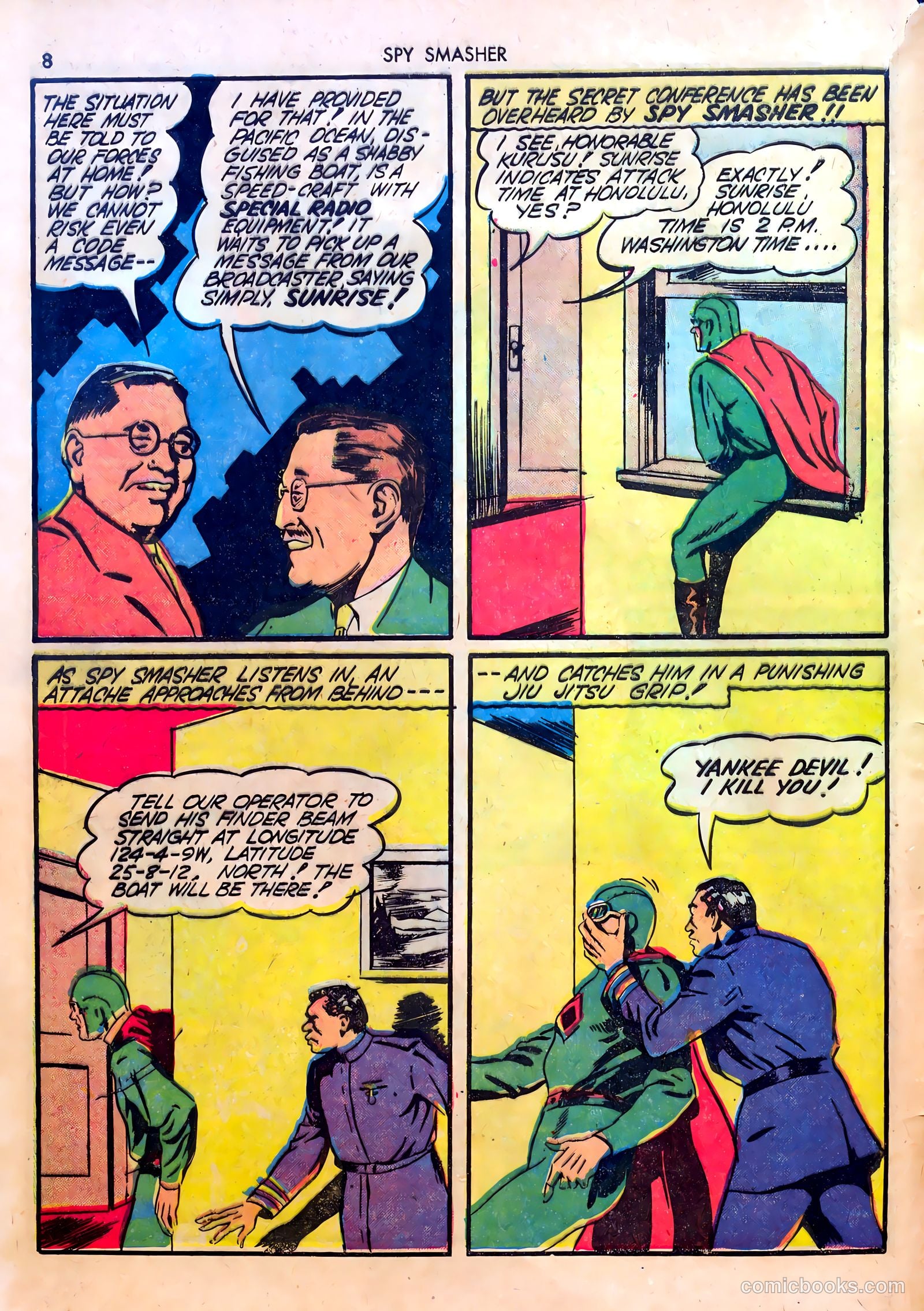 Spy Smasher #4 (1942) — page 8 of 68