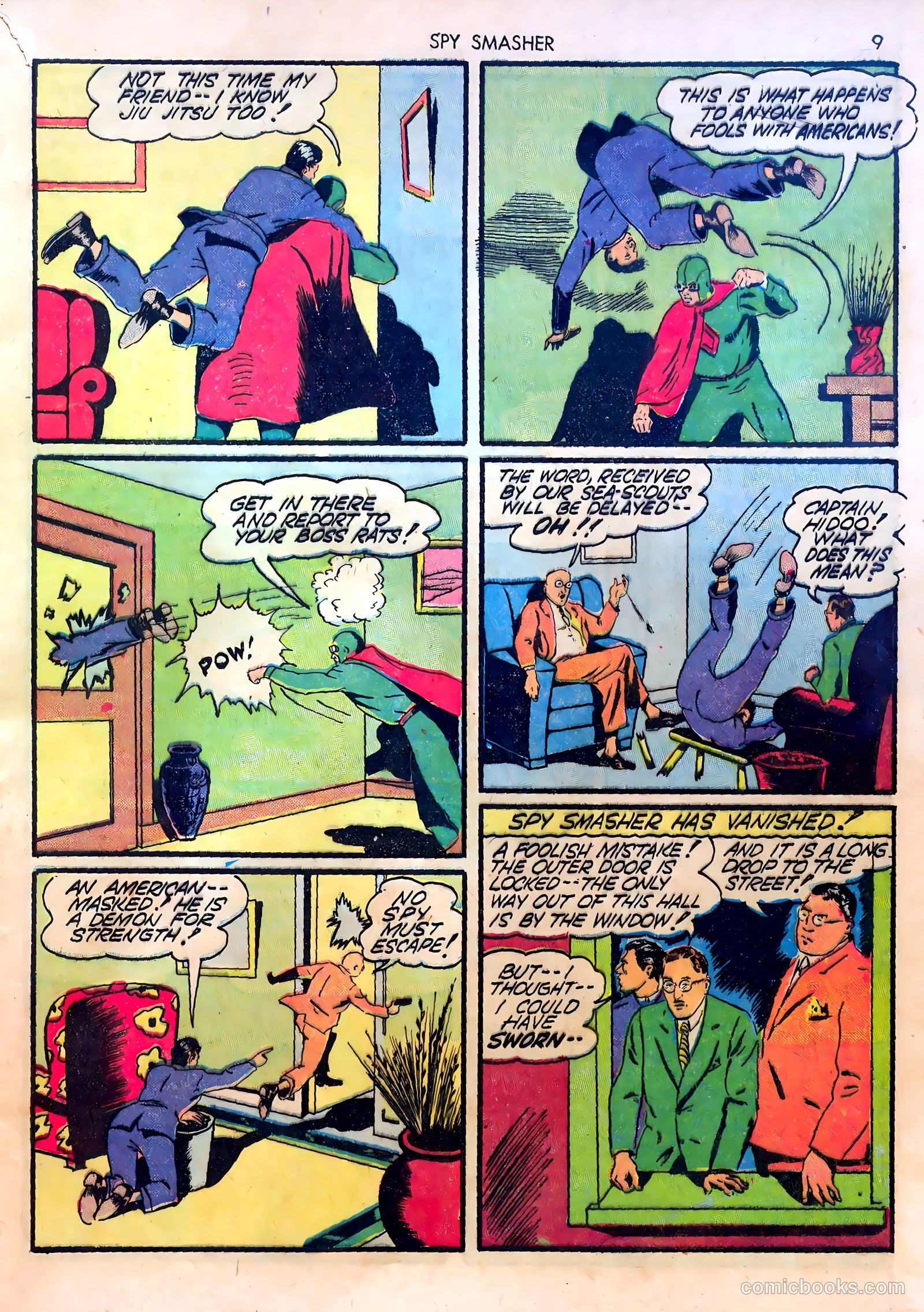 Spy Smasher #4 (1942) — page 9 of 68