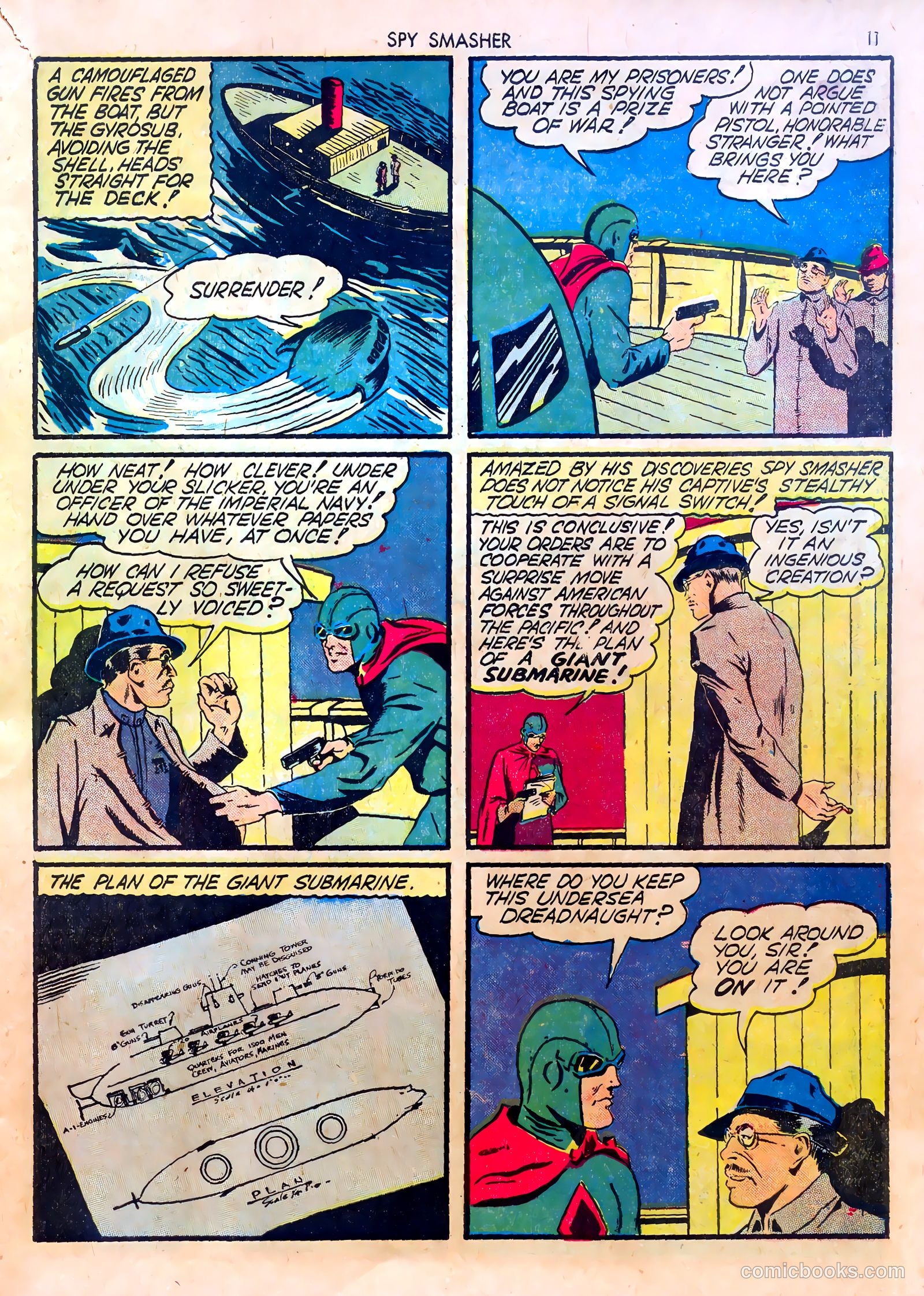 Spy Smasher #4 (1942) — page 11 of 68