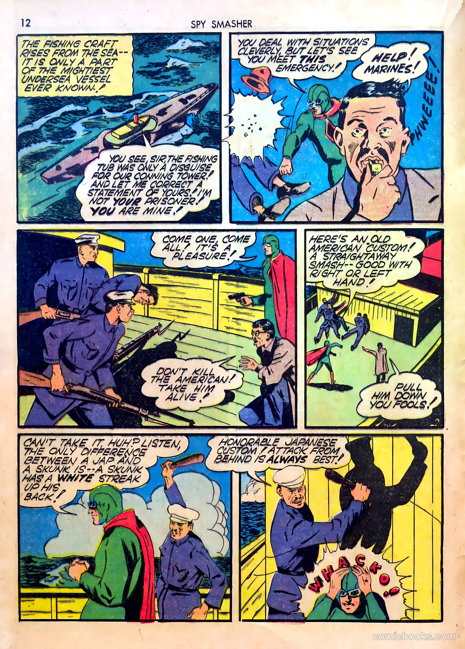 Spy Smasher #4 (1942) — page 12 of 68