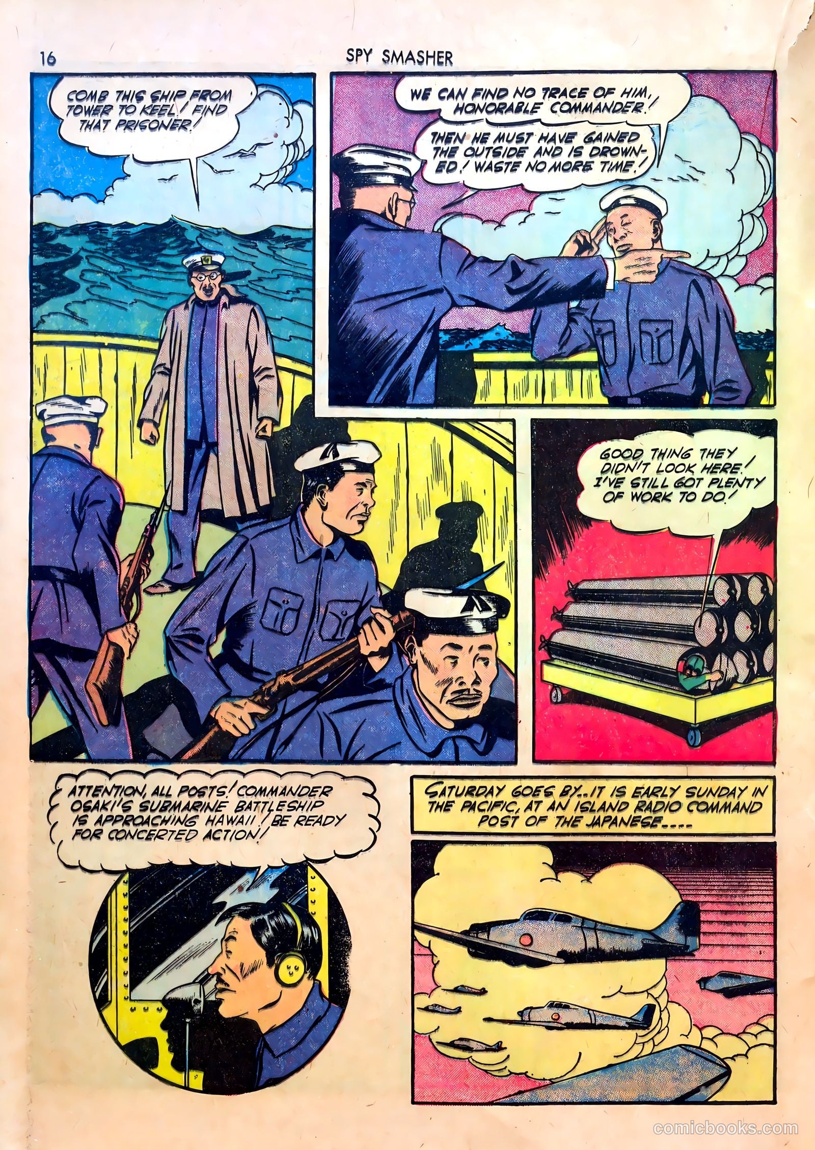 Spy Smasher #4 (1942) — page 16 of 68