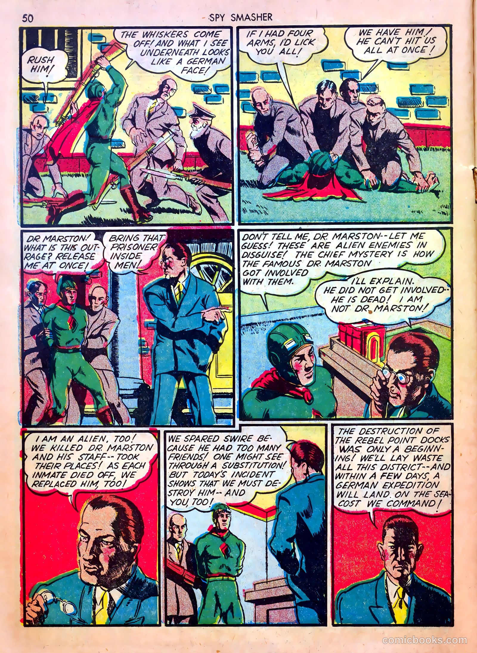 Spy Smasher #4 (1942) — page 50 of 68