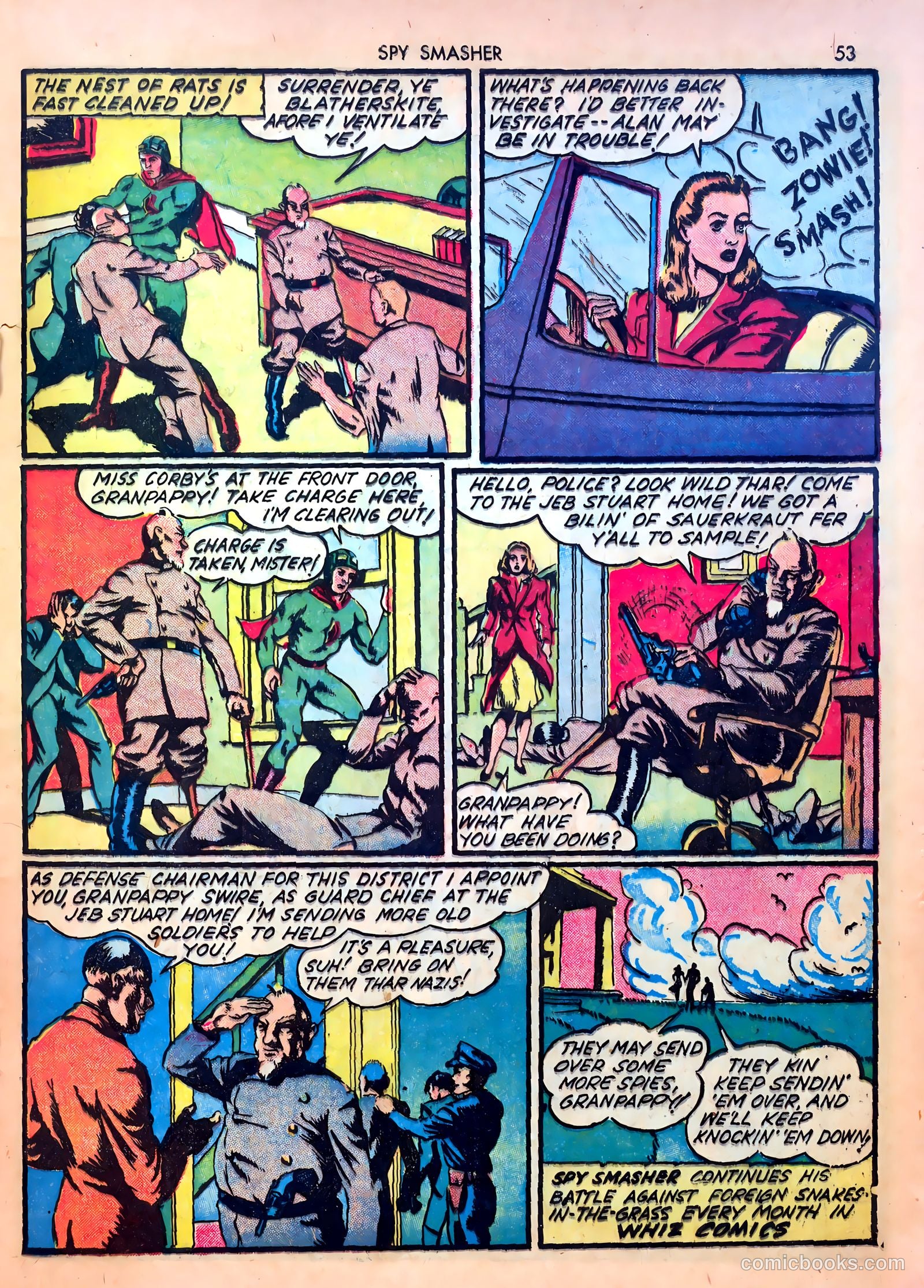 Spy Smasher #4 (1942) — page 53 of 68