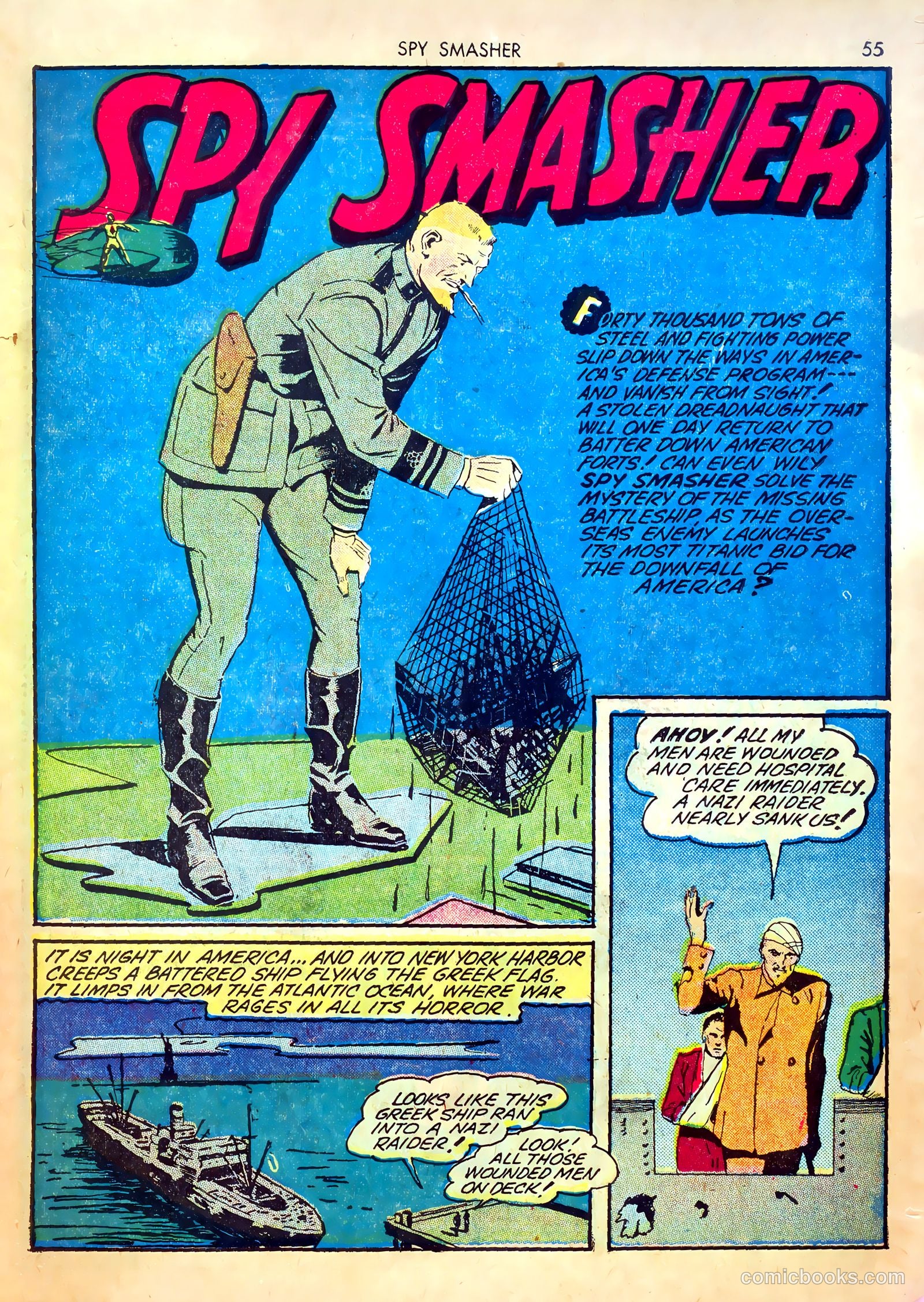 Spy Smasher #4 (1942) — page 55 of 68