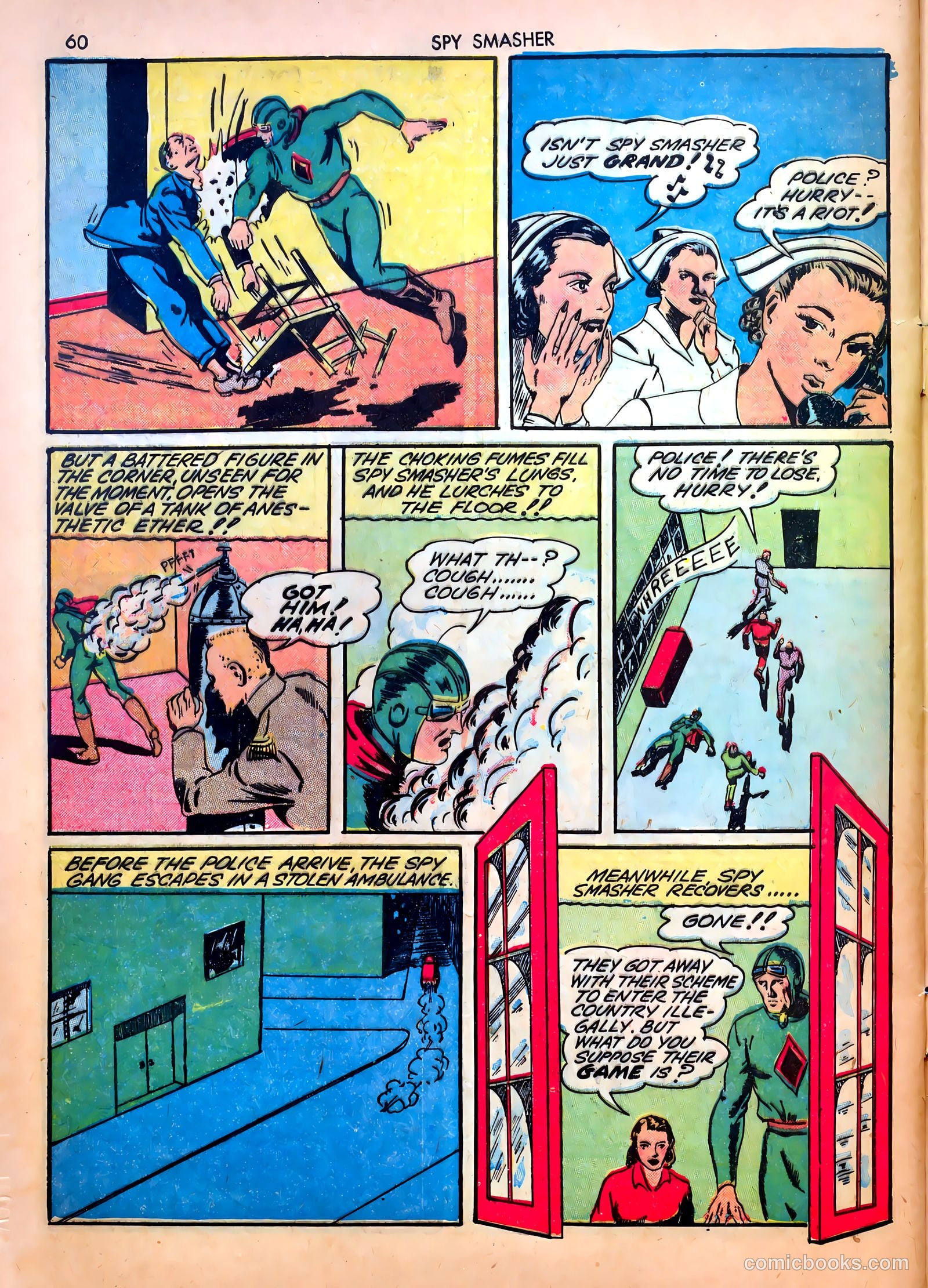 Spy Smasher #4 (1942) — page 60 of 68