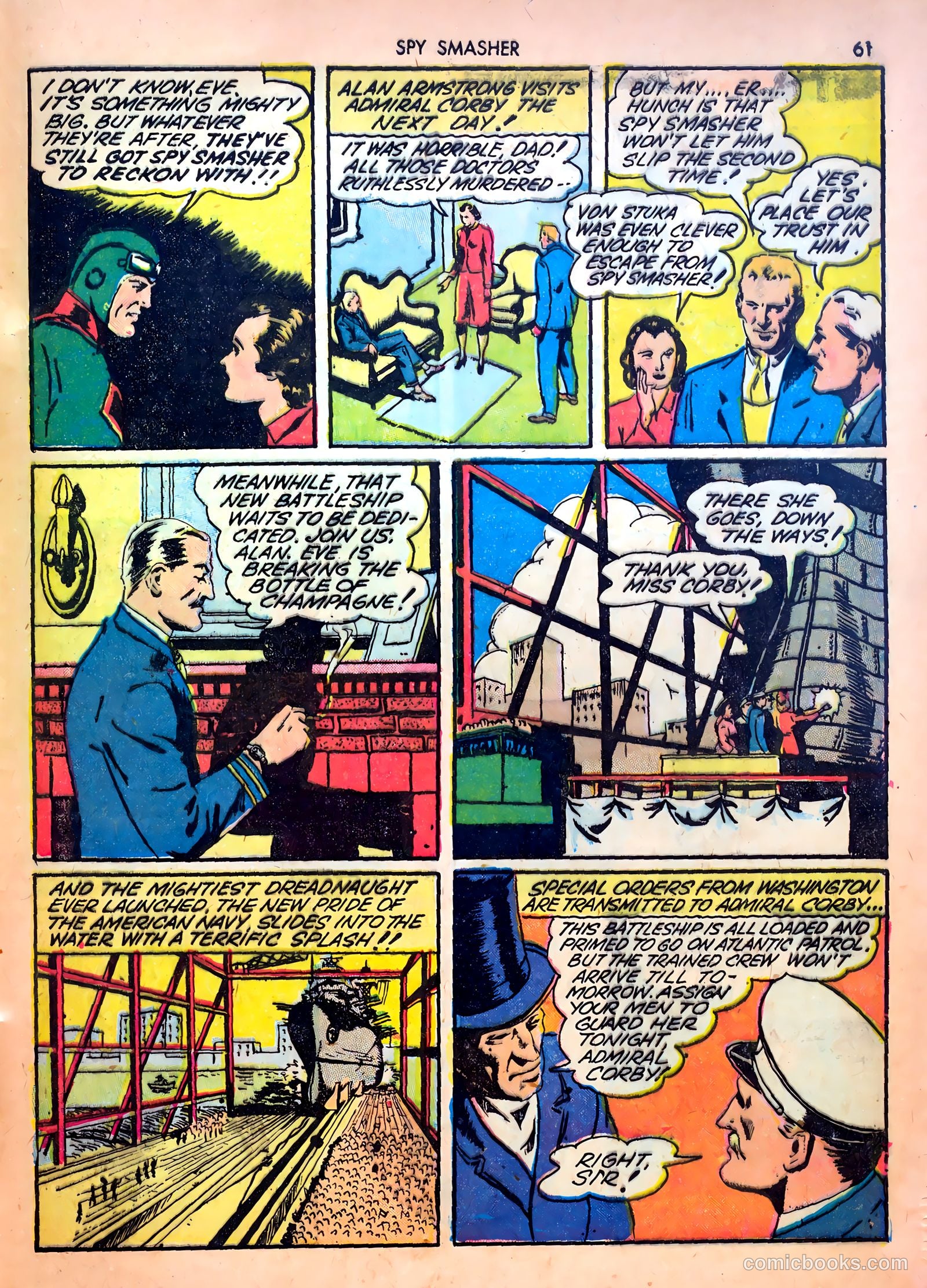 Spy Smasher #4 (1942) — page 61 of 68