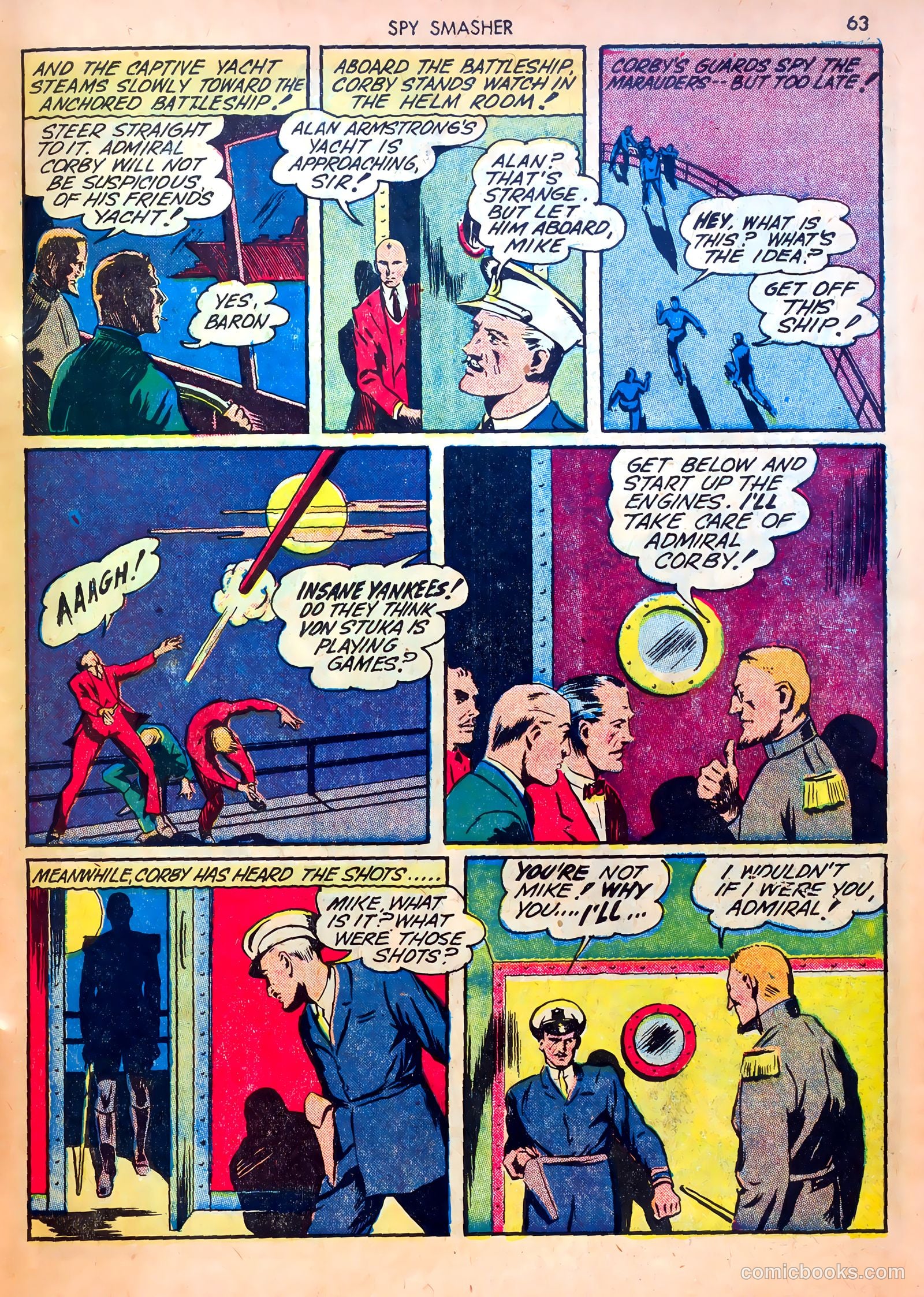 Spy Smasher #4 (1942) — page 63 of 68
