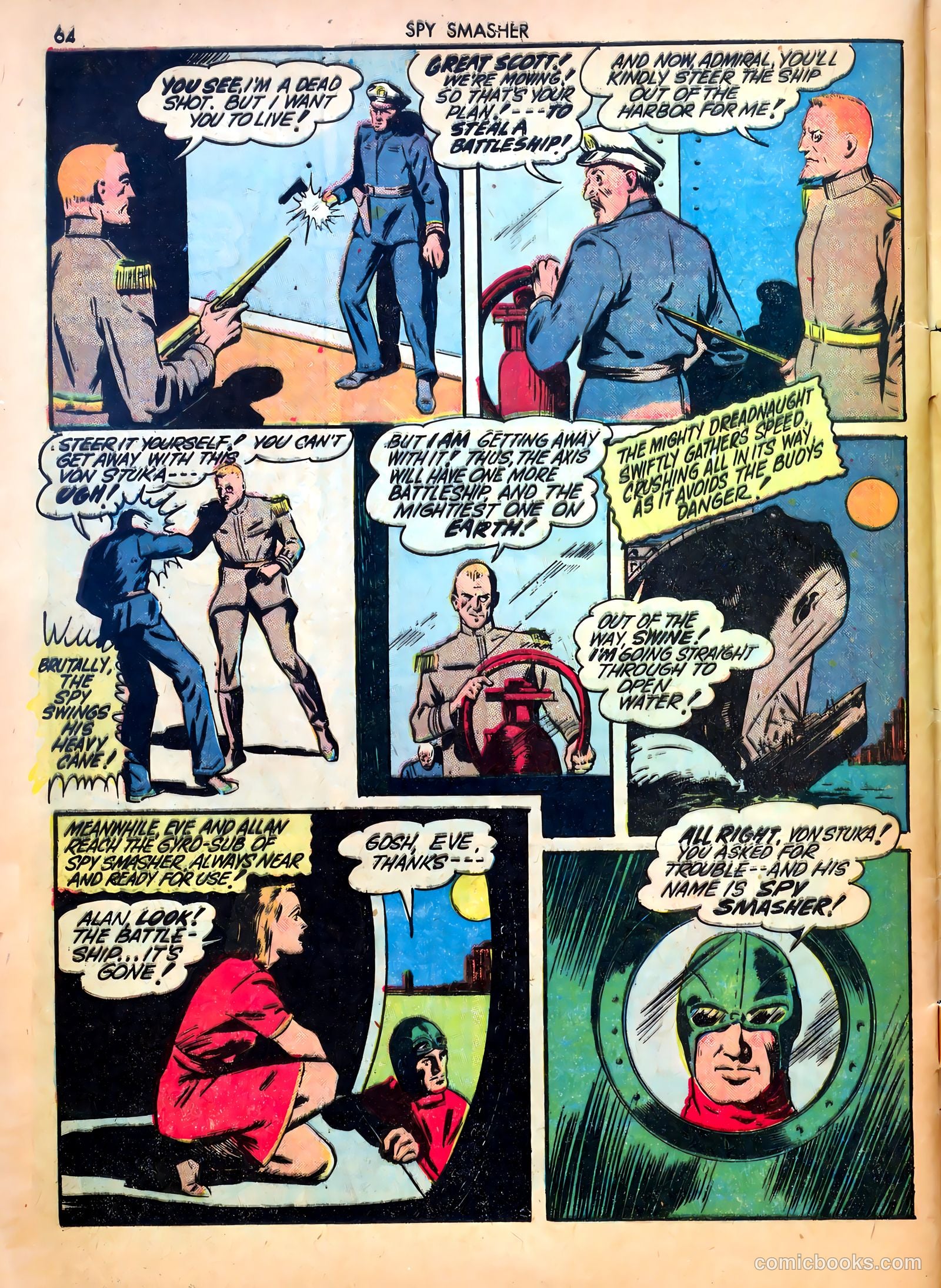 Spy Smasher #4 (1942) — page 64 of 68