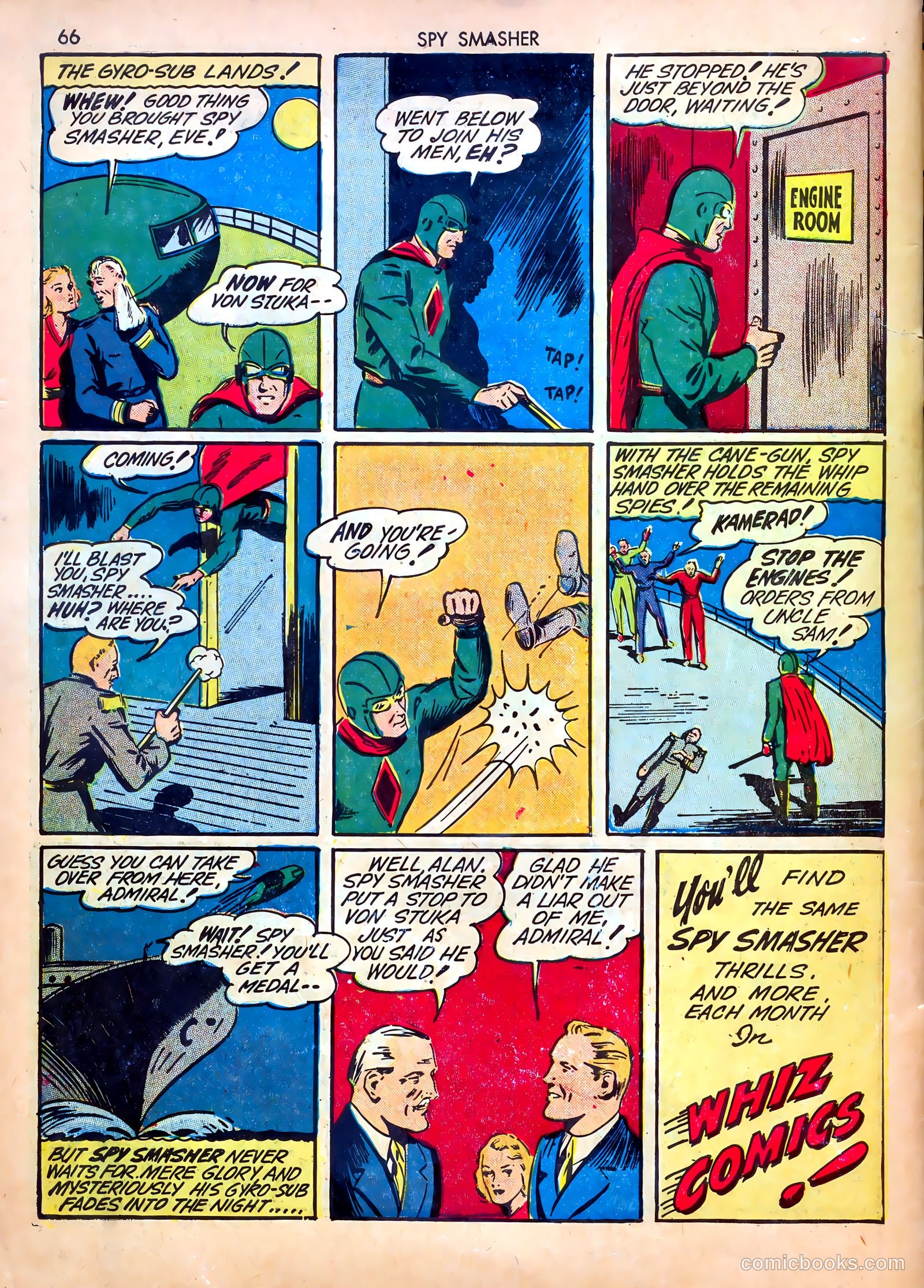 Spy Smasher #4 (1942) — page 66 of 68