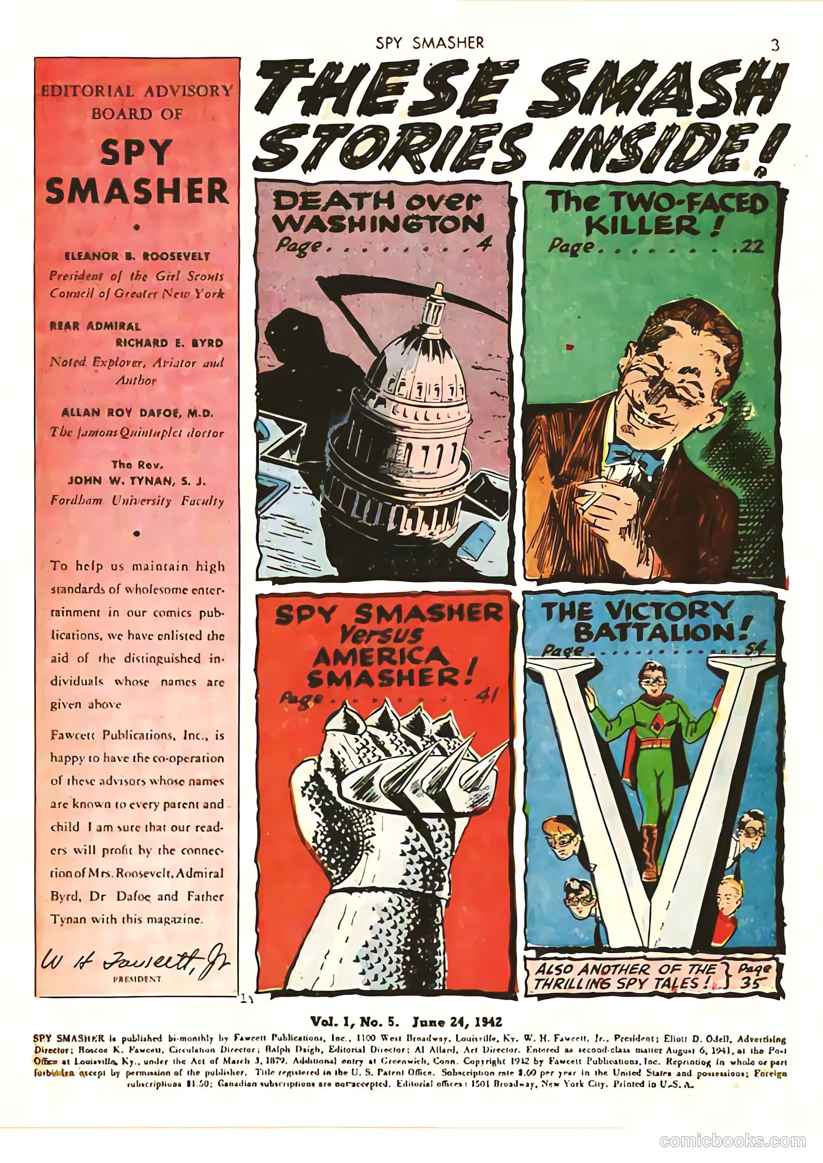 Spy Smasher #5 (1942) — page 3 of 68