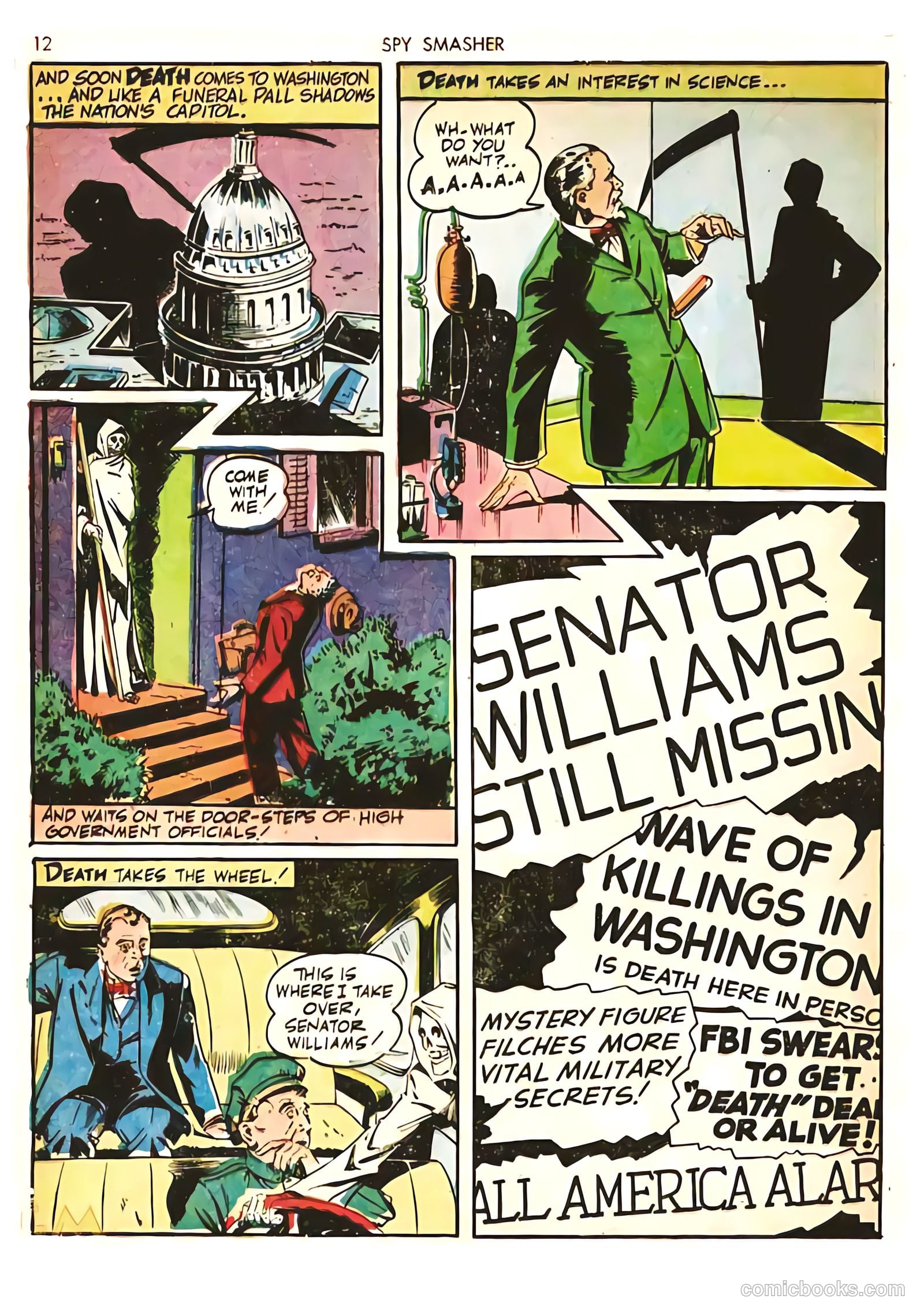 Spy Smasher #5 (1942) — page 12 of 68