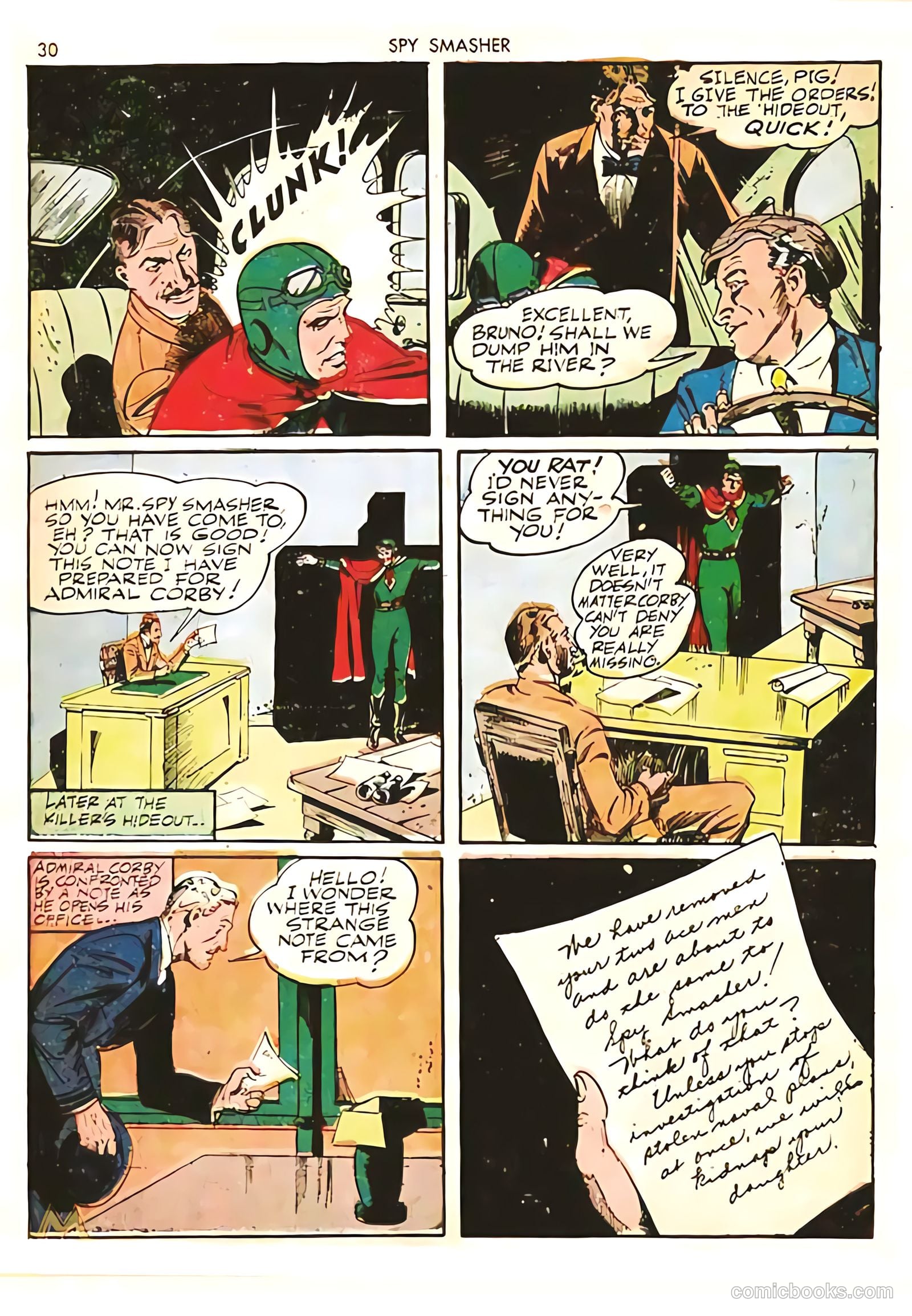 Spy Smasher #5 (1942) — page 30 of 68