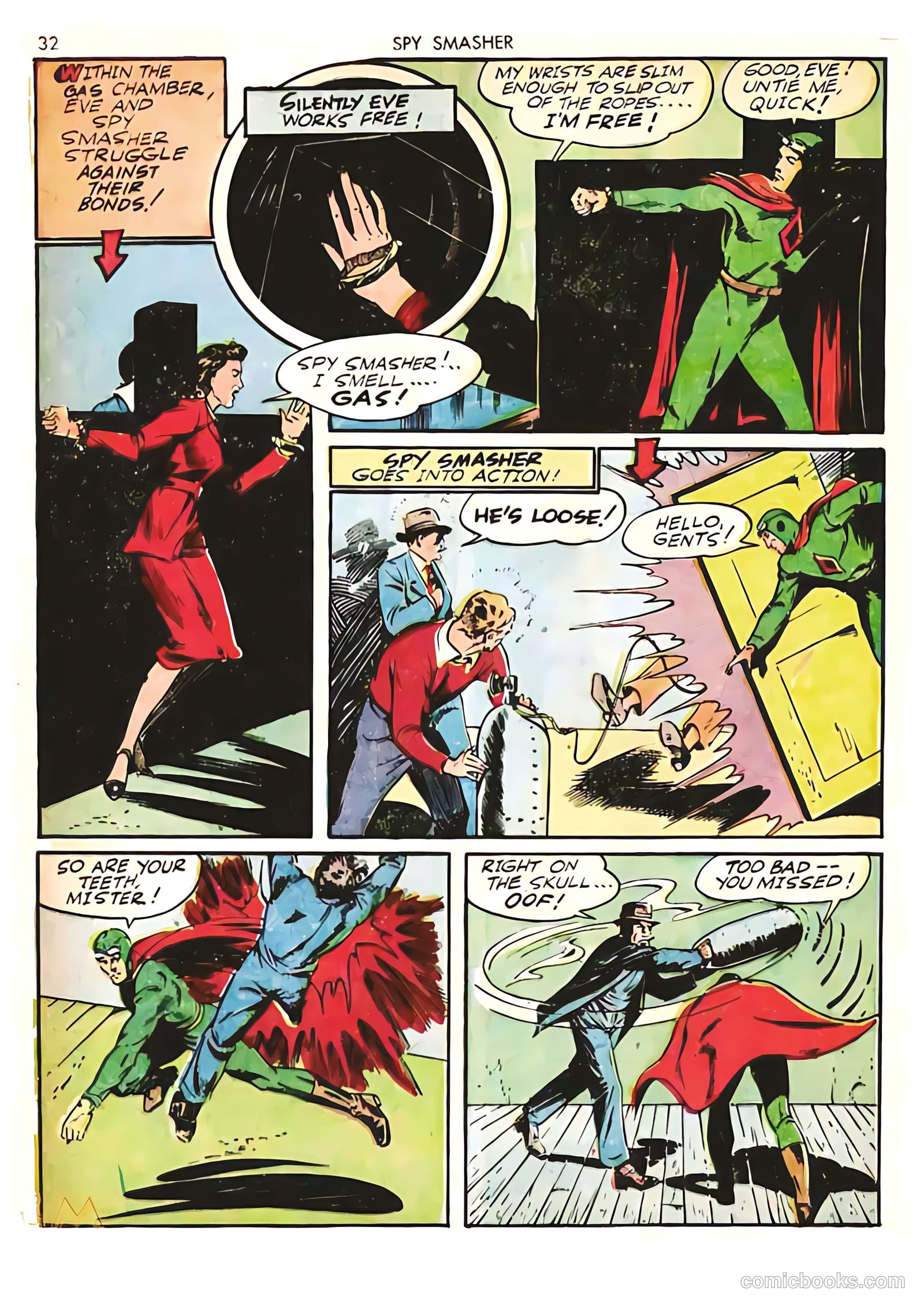 Spy Smasher #5 (1942) — page 32 of 68