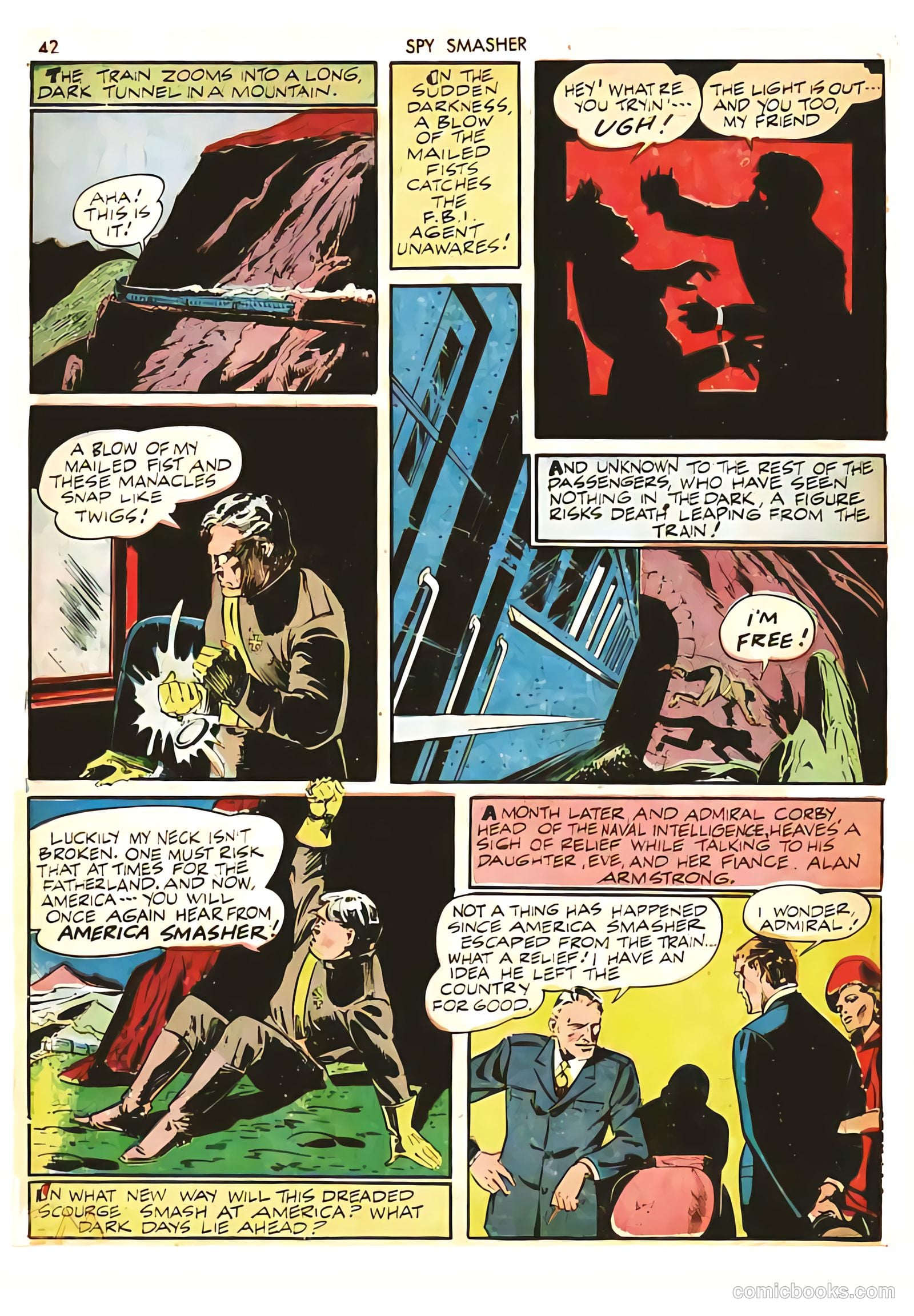 Spy Smasher #5 (1942) — page 42 of 68