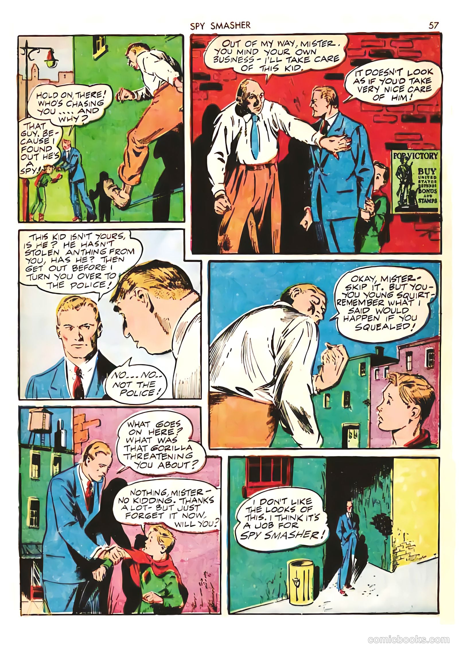 Spy Smasher #5 (1942) — page 57 of 68