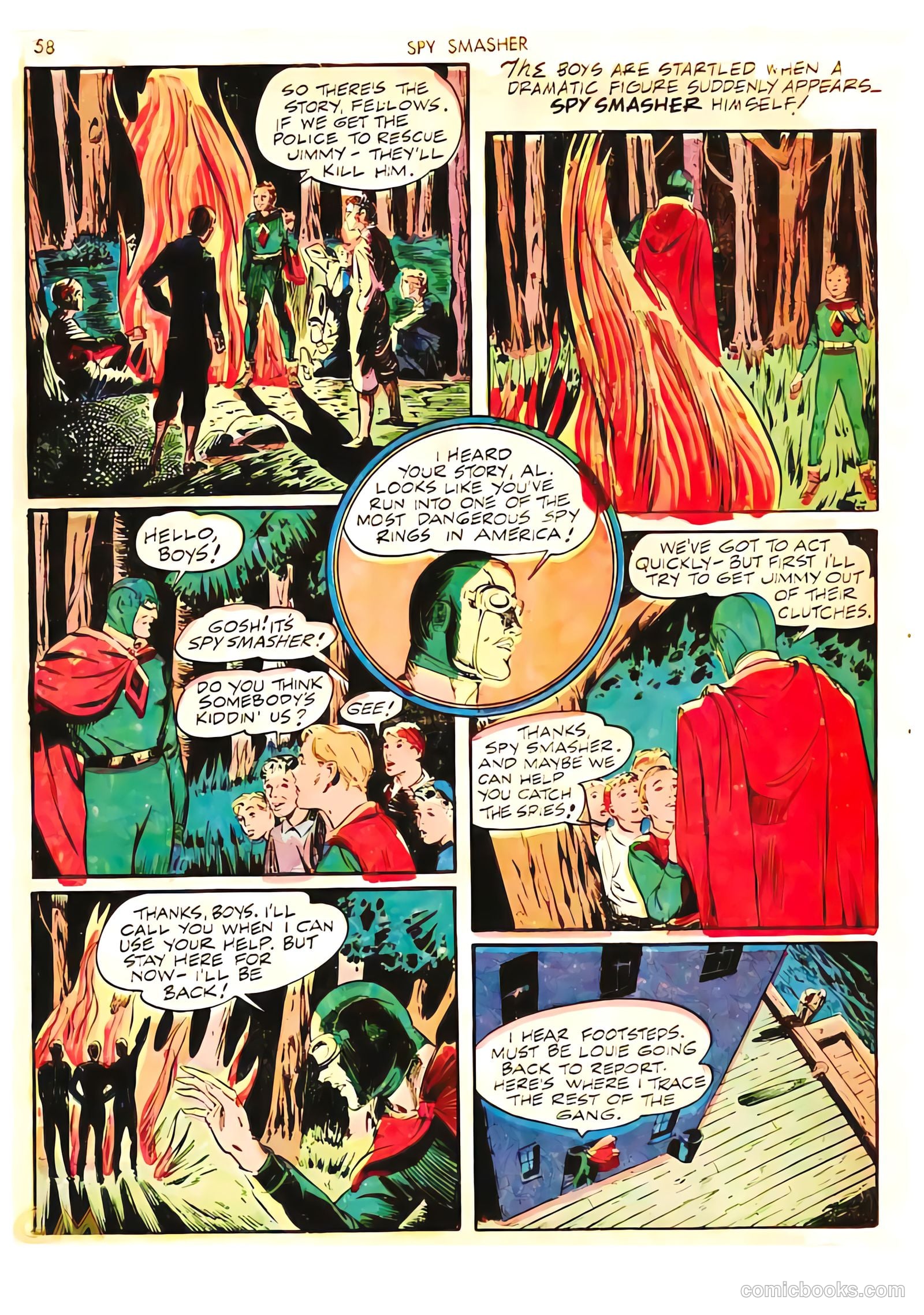 Spy Smasher #5 (1942) — page 58 of 68
