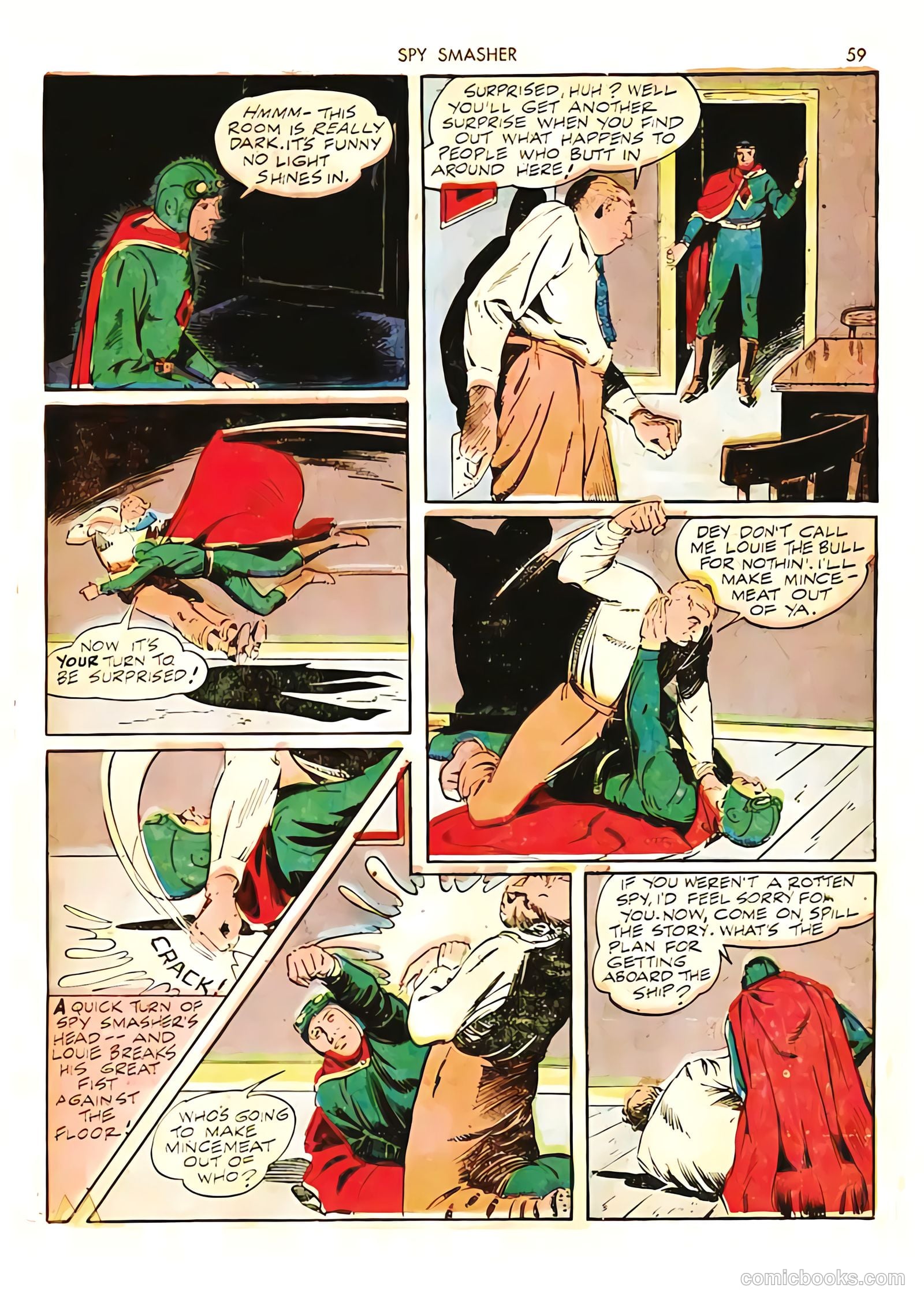 Spy Smasher #5 (1942) — page 59 of 68