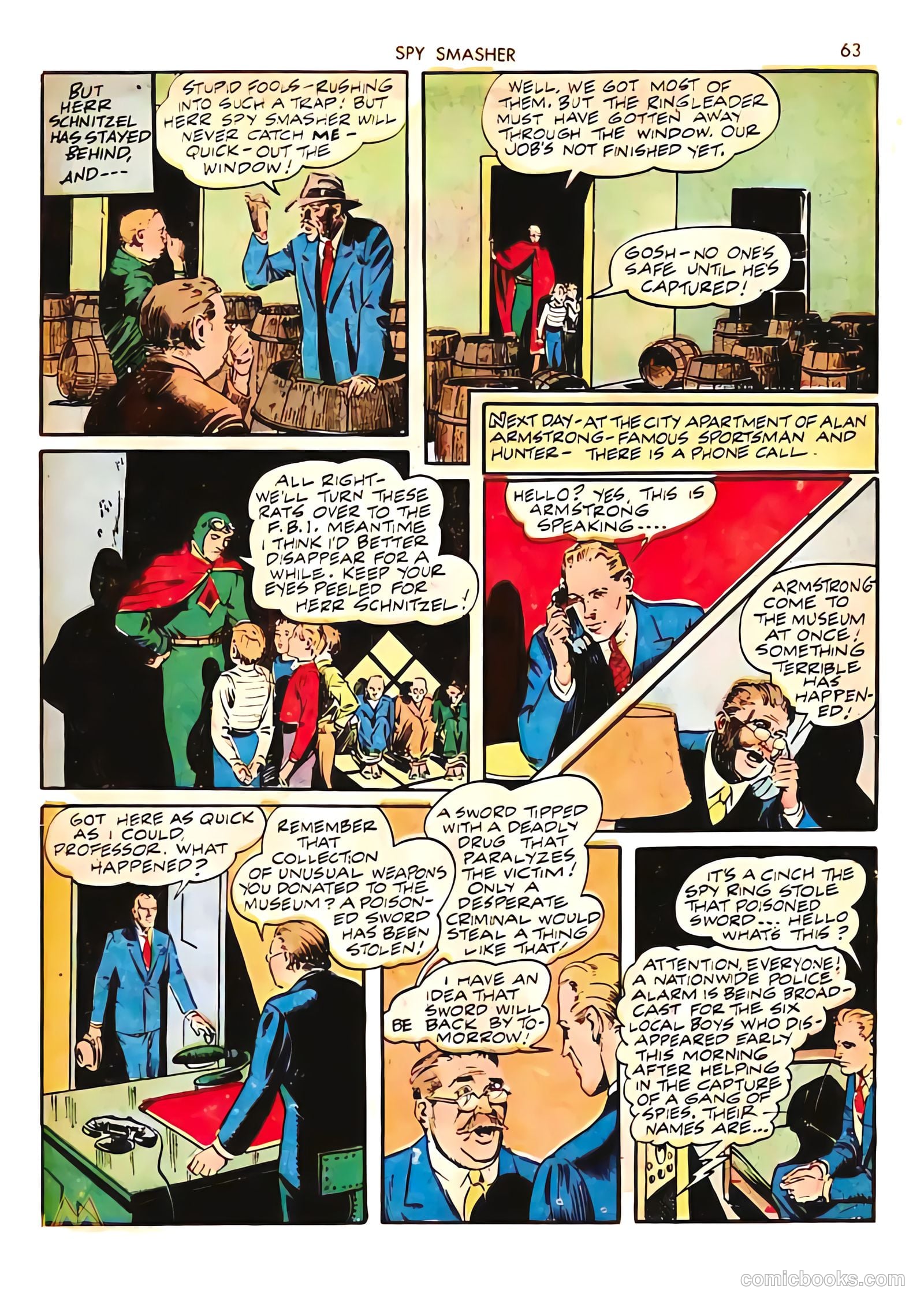 Spy Smasher #5 (1942) — page 63 of 68