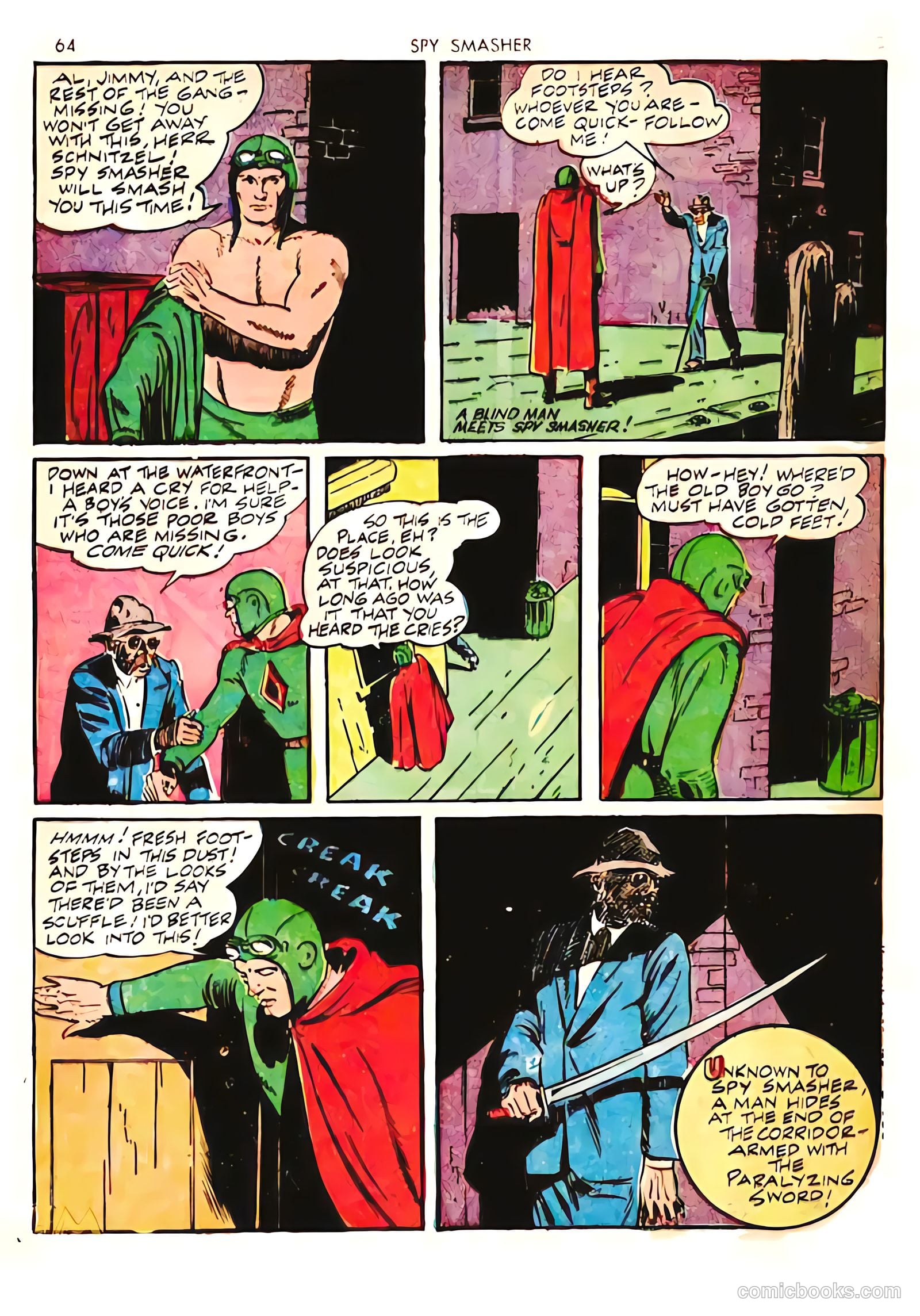Spy Smasher #5 (1942) — page 64 of 68