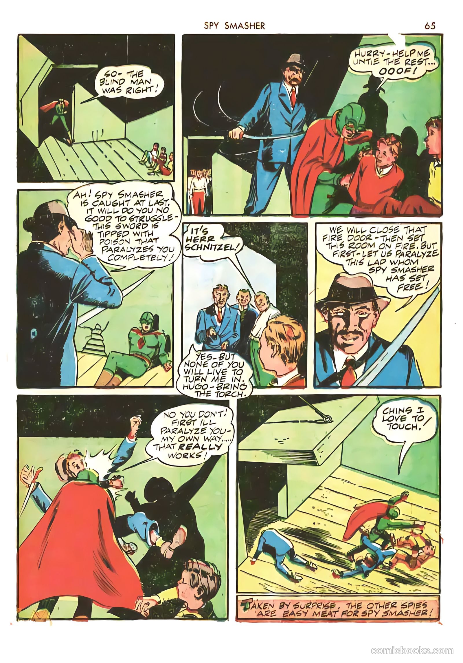 Spy Smasher #5 (1942) — page 65 of 68